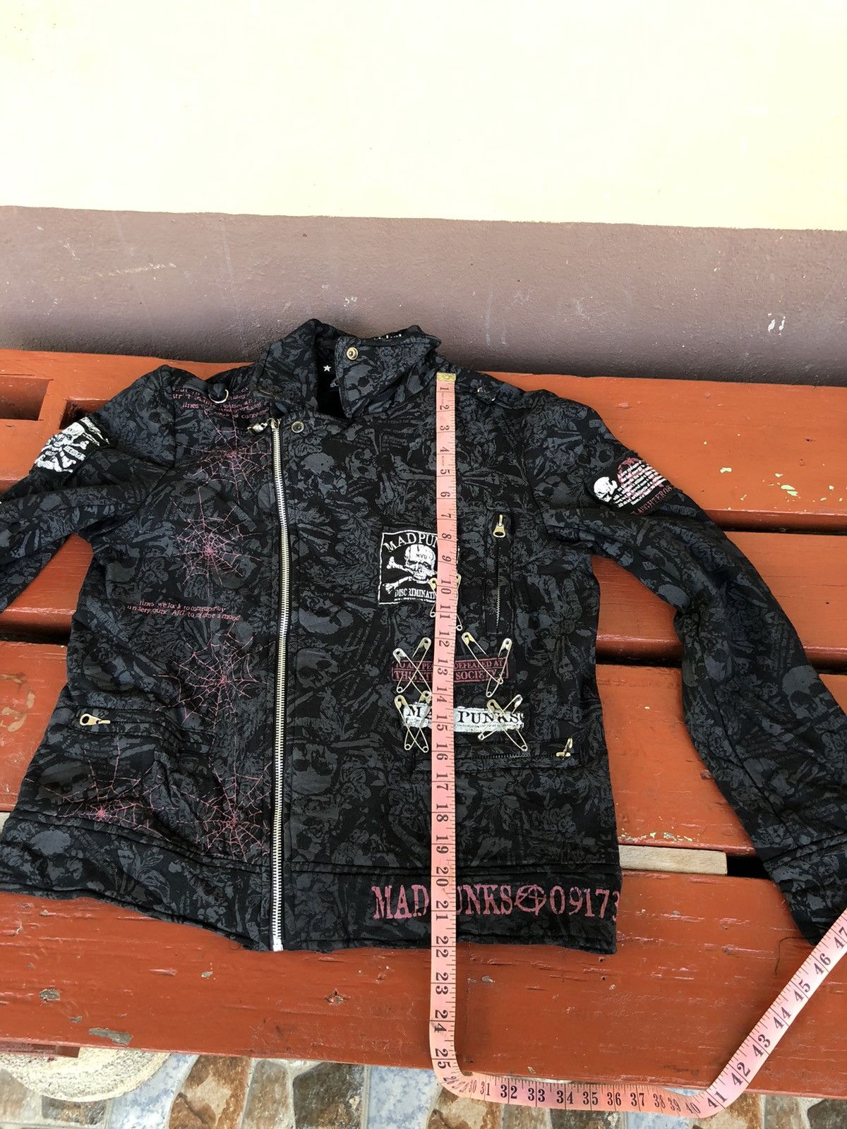 Japanese Brand MAD PUNKS SKULLS JACKET Size US L / EU 52-54 / 3 - 14 Thumbnail