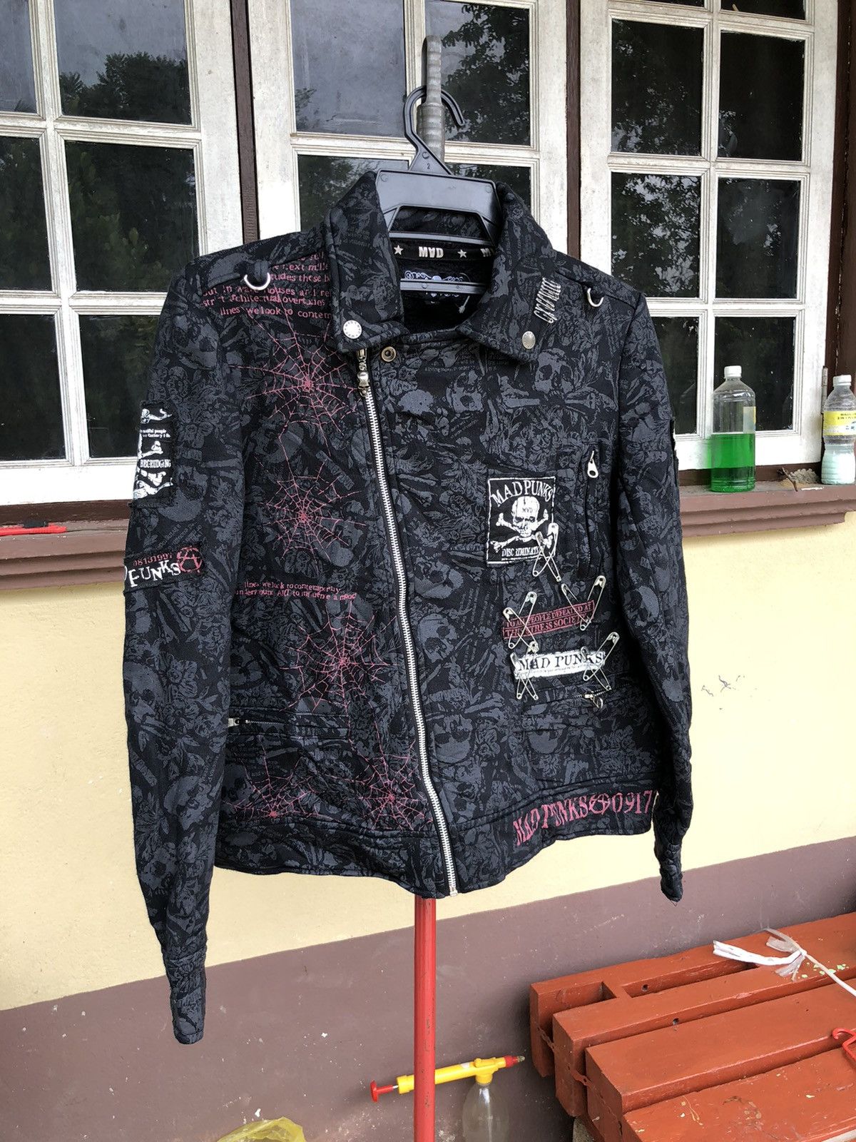 Japanese Brand MAD PUNKS SKULLS JACKET Size US L / EU 52-54 / 3 - 4 Thumbnail