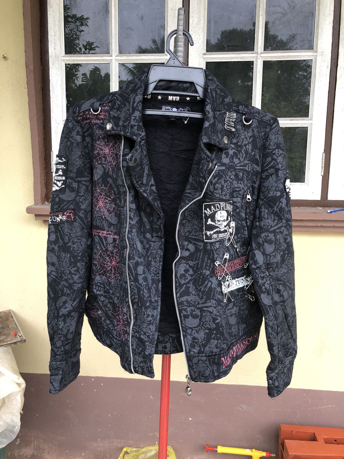 Japanese Brand MAD PUNKS SKULLS JACKET Size US L / EU 52-54 / 3 - 3 Thumbnail