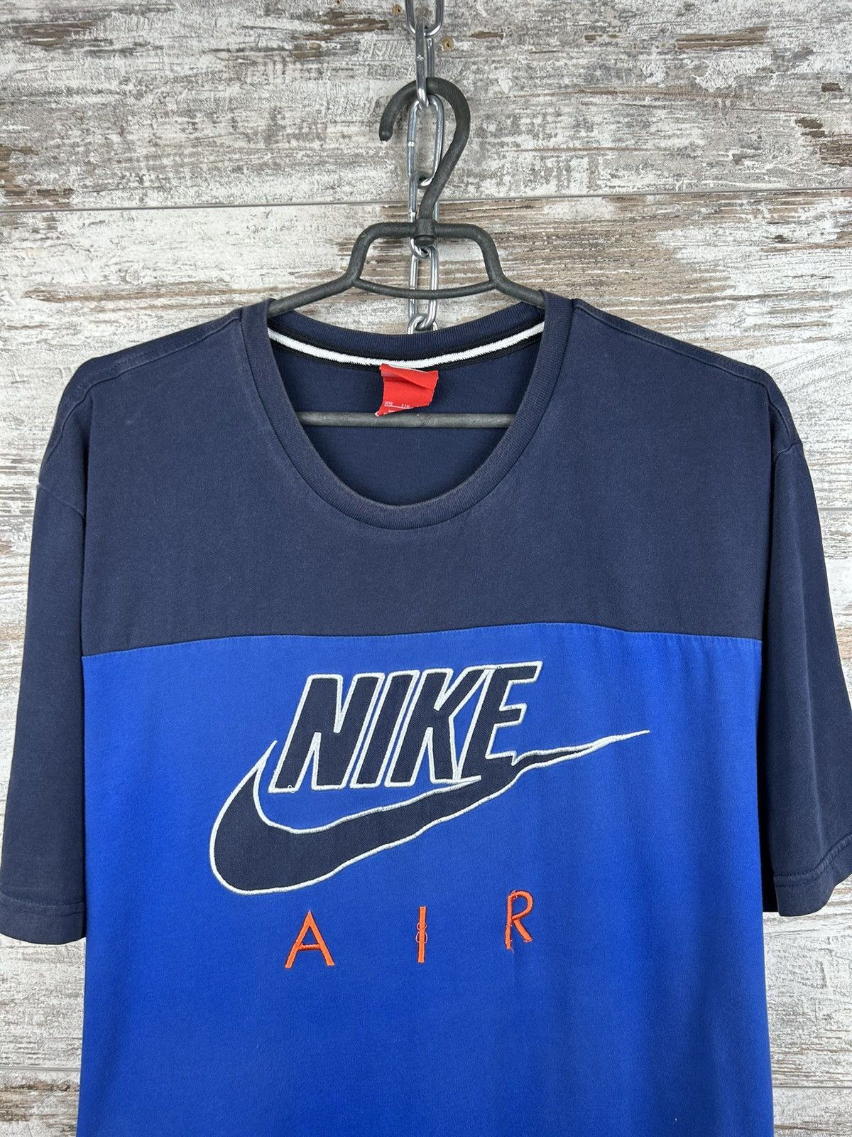 Nike × Vintage Mens Vintage Nike air T-shirt swoosh streetwear tee y2k Size US XXL / EU 58 / 5 - 2 Thumbnail