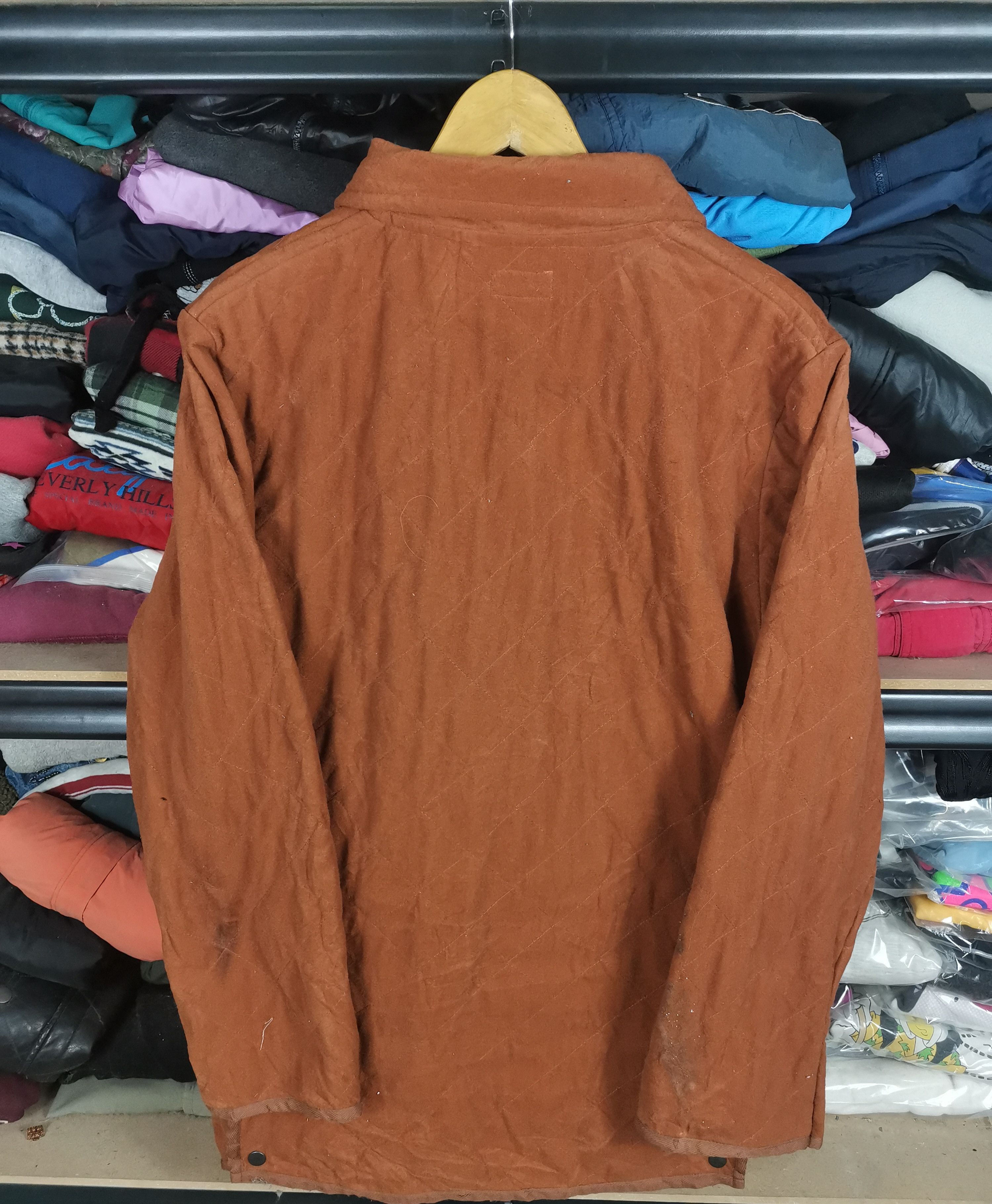Japanese Brand Vintage Kansai Jeans Quilted Jacket Size US L / EU 52-54 / 3 - 3 Thumbnail