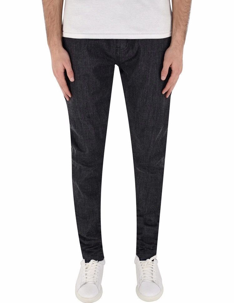 Vintage Stacked Denim Black Size US 36 / EU 52 - 2 Thumbnail