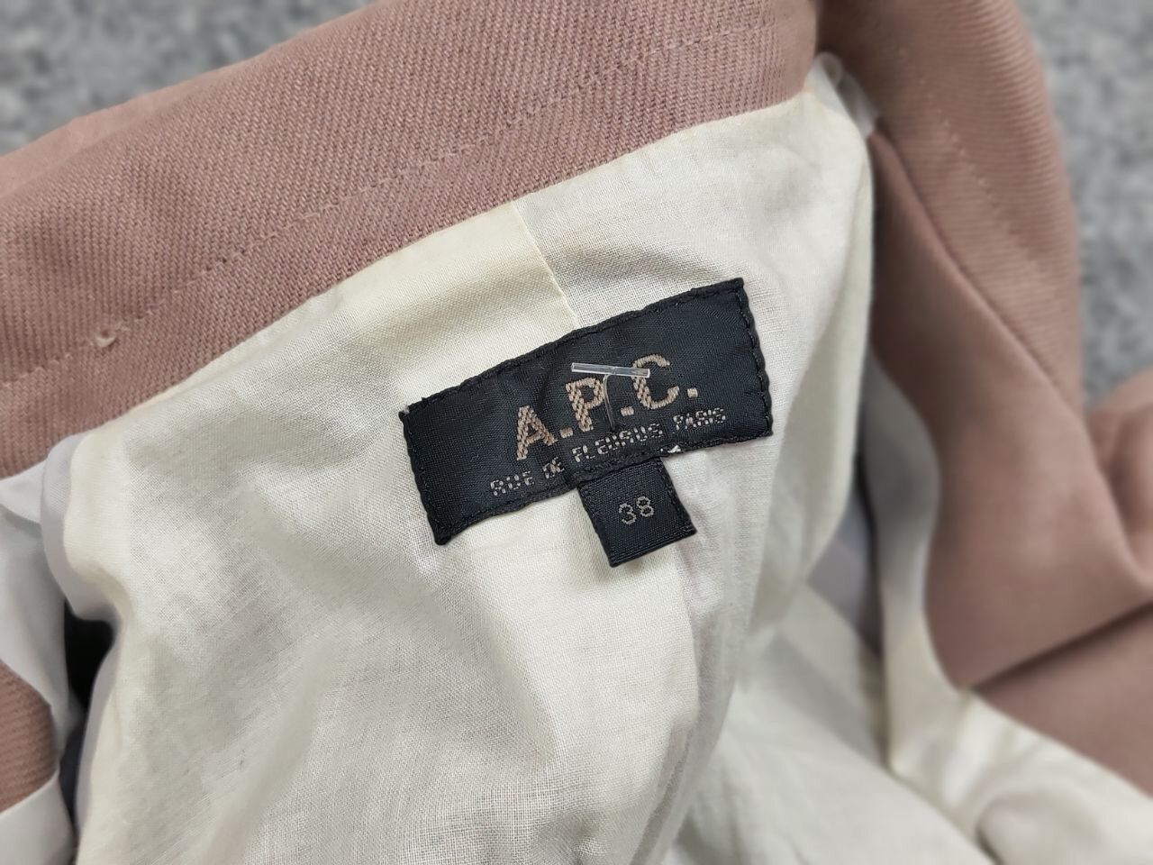 A.P.C. A.P.C. Paris Womens Double Breasted Cotton Short Coat Jacket Size S / US 4 / IT 40 - 19 Thumbnail