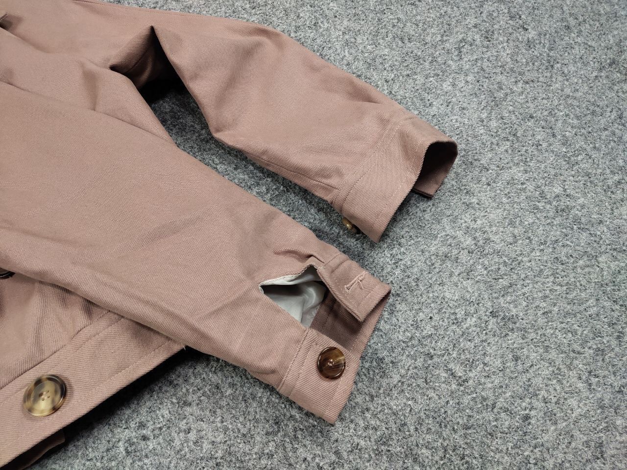 A.P.C. A.P.C. Paris Womens Double Breasted Cotton Short Coat Jacket Size S / US 4 / IT 40 - 15 Thumbnail