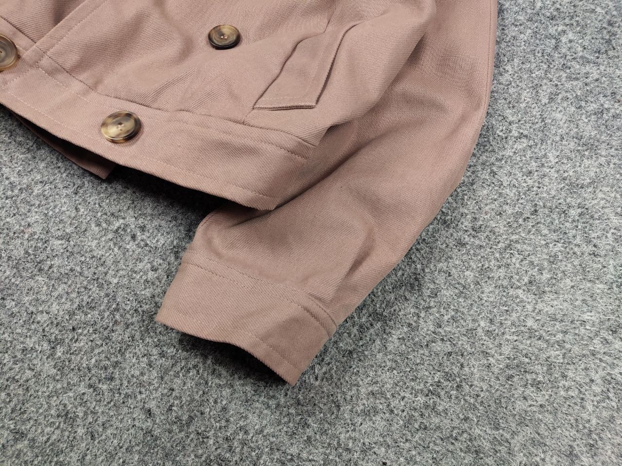 A.P.C. A.P.C. Paris Womens Double Breasted Cotton Short Coat Jacket Size S / US 4 / IT 40 - 6 Thumbnail