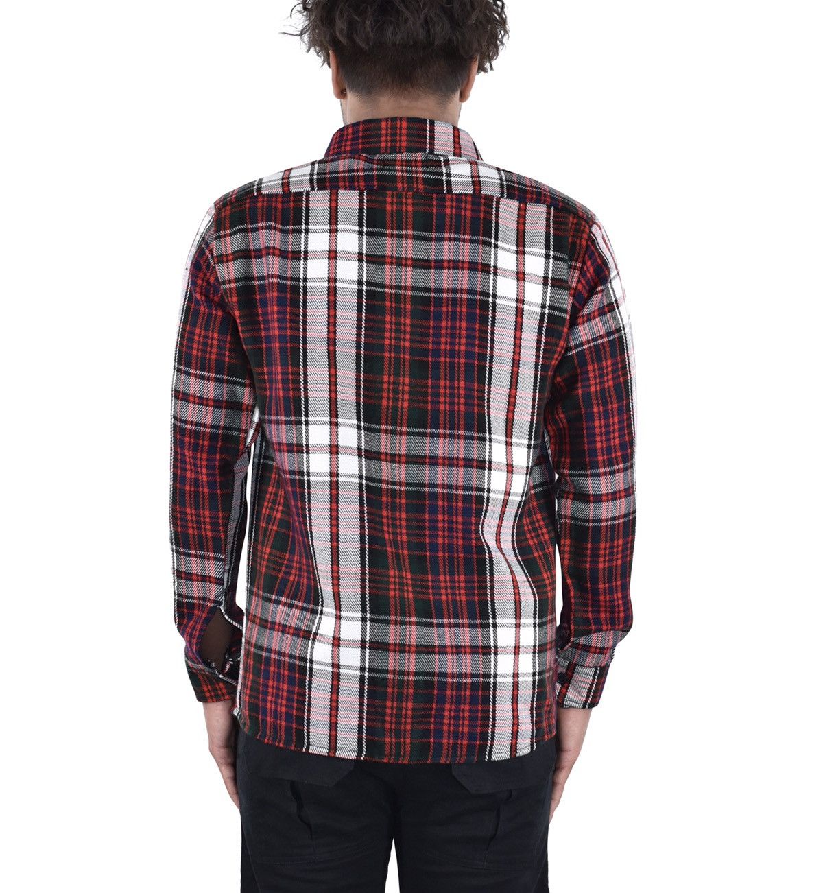 Vintage Basic Flannel Shirt Red Size US M / EU 48-50 / 2 - 3 Thumbnail