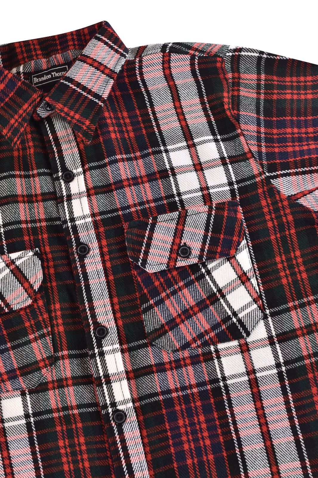 Vintage Basic Flannel Shirt Red Size US M / EU 48-50 / 2 - 5 Thumbnail