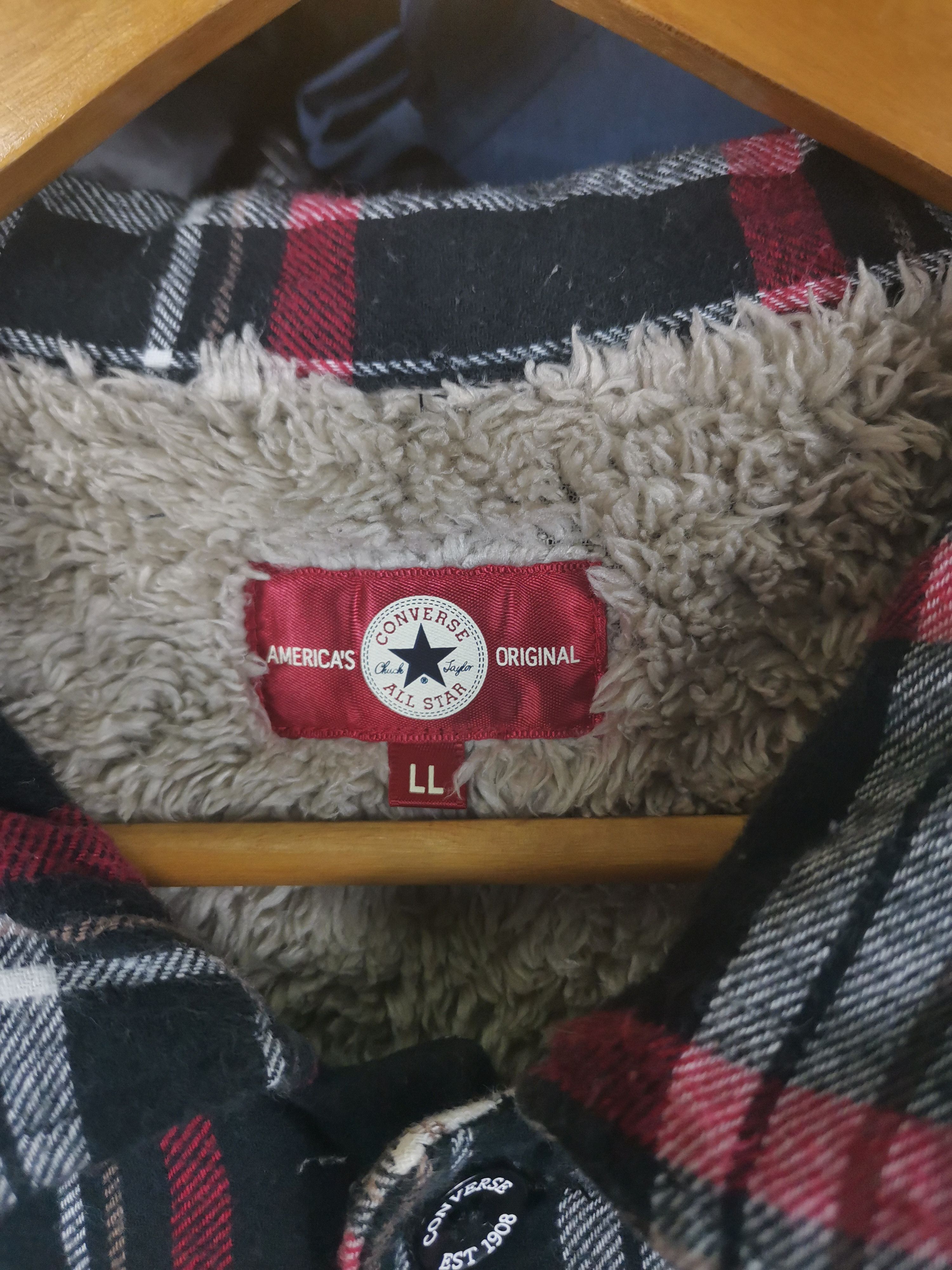 Converse Vintage Converse Plaid Flannel Shirt Jacket Size US XL / EU 56 / 4 - 5 Thumbnail