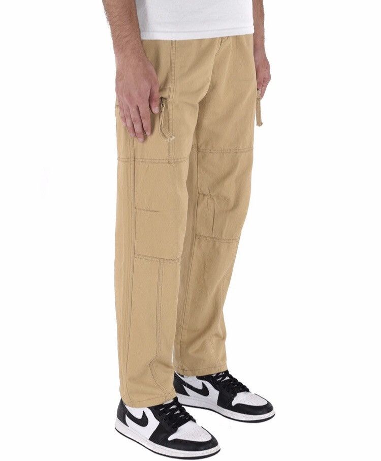 Japanese Brand Zip Cargo Pants Tan Size US 40 / EU 56 - 1 Thumbnail