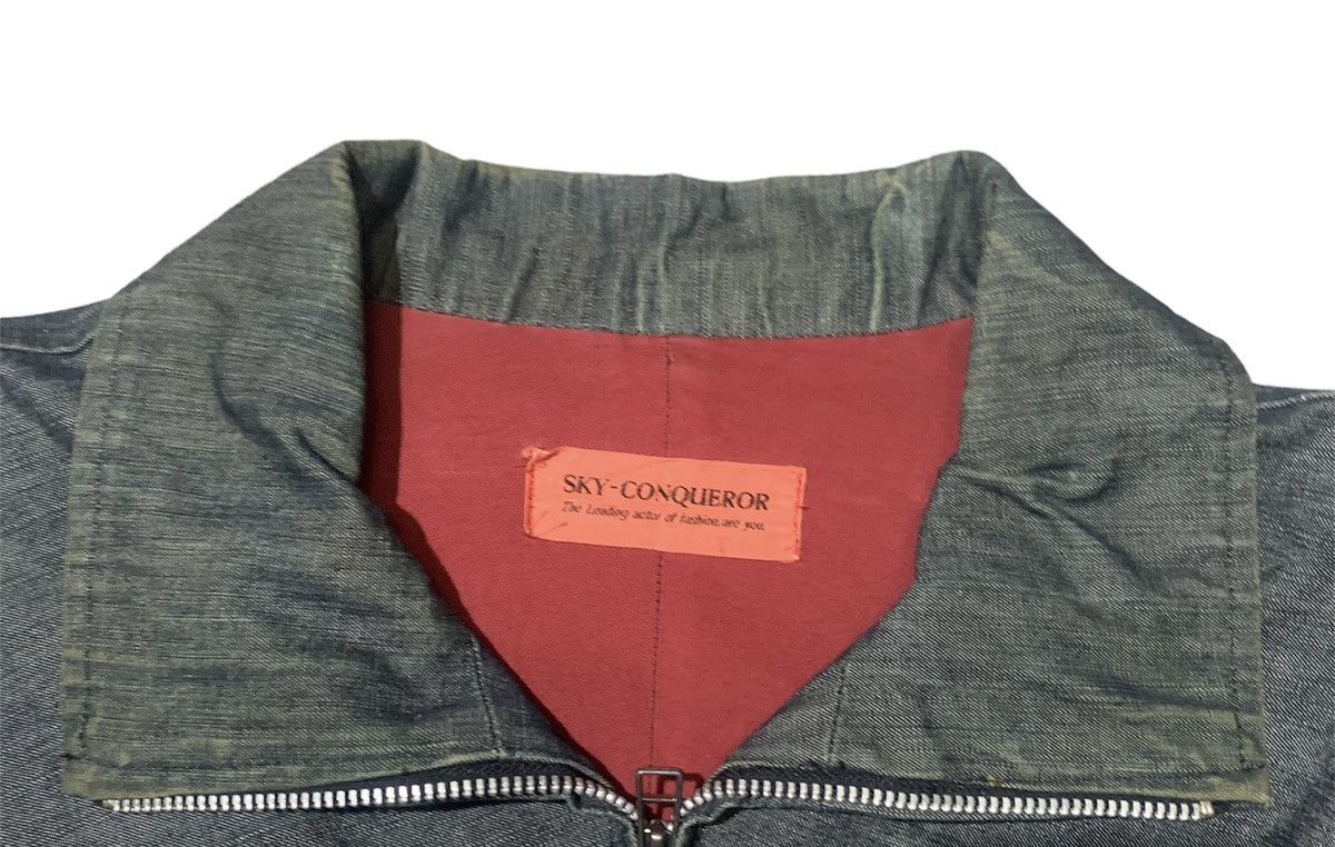 Japanese Brand Vintage 80s Japanese Brand Sky Conqueror Denim Jacket Size US M / EU 48-50 / 2 - 5 Thumbnail