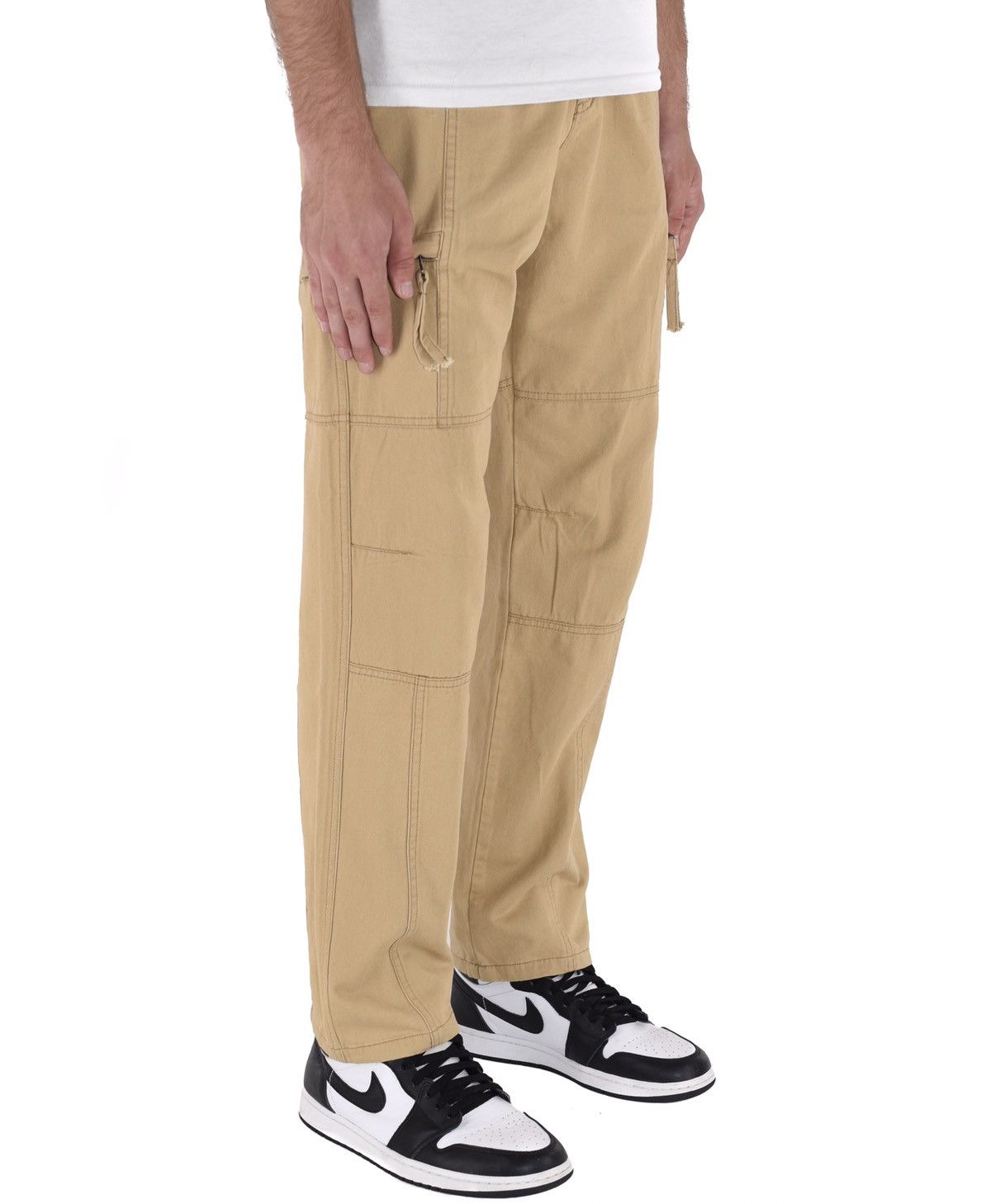 Japanese Brand Zip cargo pants tan Size US 34 / EU 50 - 1 Thumbnail