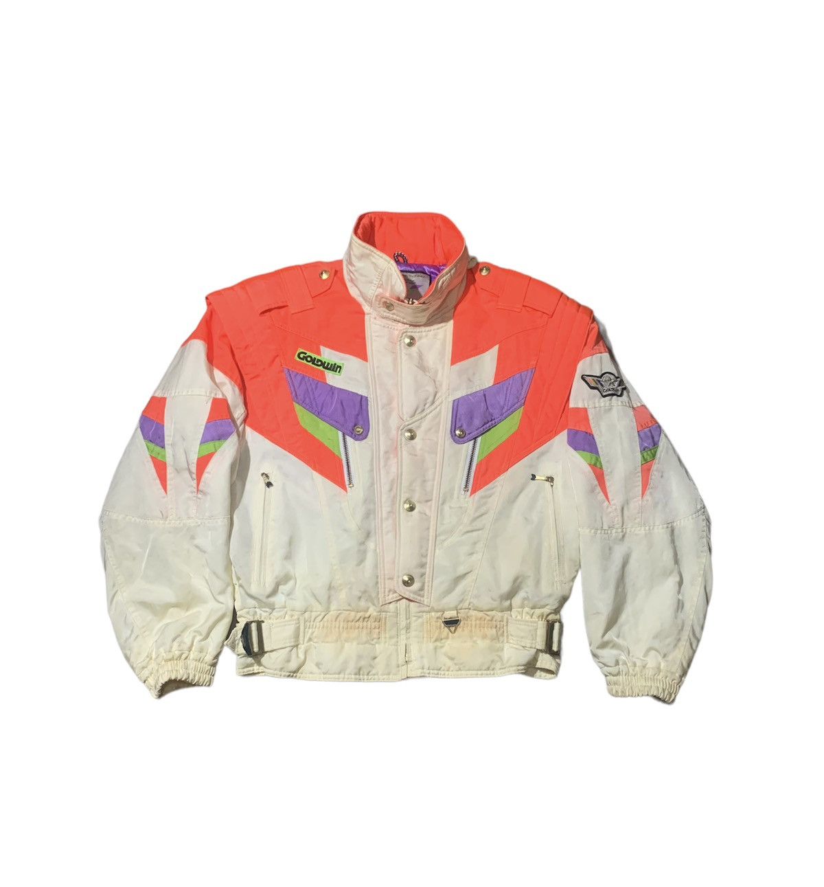 image of Vintage 90's Goldwin Multicolor Skiwear Jacket, Men's (Size Medium)