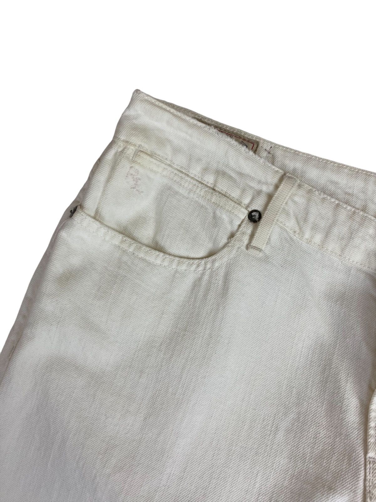 Polo Ralph Lauren × Ralph Lauren × Vintage Mens Polo Ralph Lauren White Denim Jeans Pants Size W31 Size US 31 - 7 Thumbnail