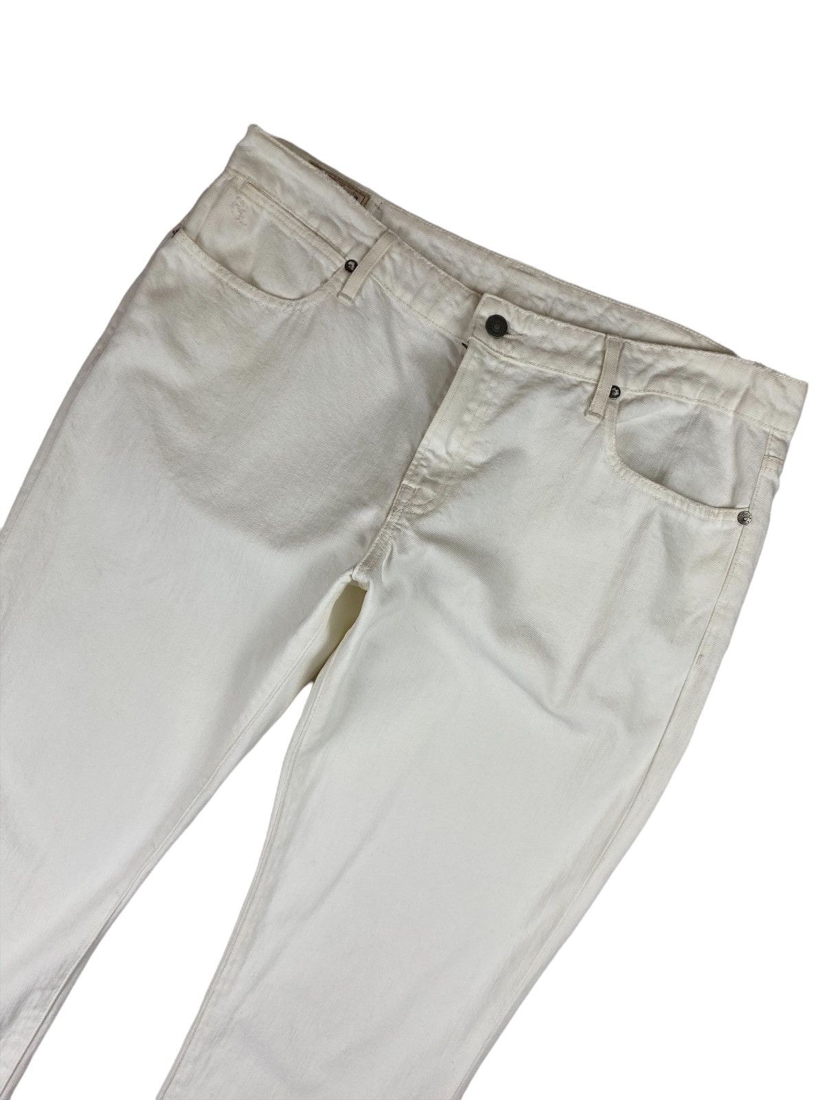 Polo Ralph Lauren × Ralph Lauren × Vintage Mens Polo Ralph Lauren White Denim Jeans Pants Size W31 Size US 31 - 6 Thumbnail