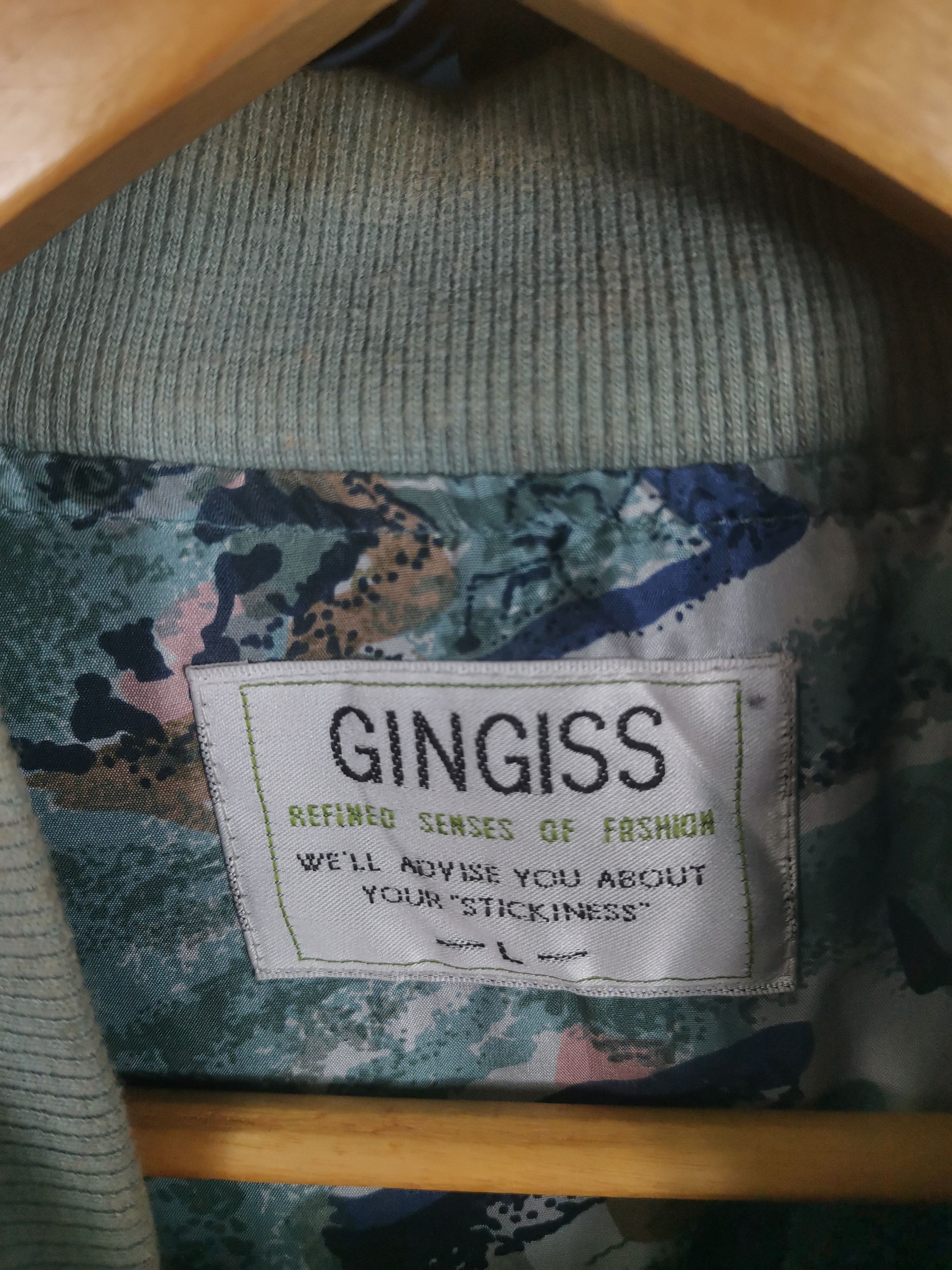 Designer × Japanese Brand × Vintage Vintage Gingiss Bomber Jacket Size US L / EU 52-54 / 3 - 3 Thumbnail