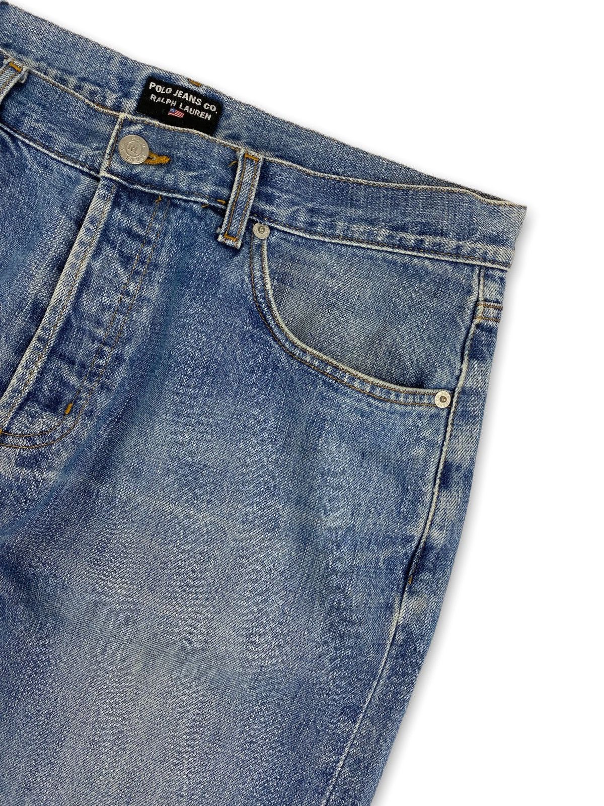 Polo Ralph Lauren Vintage Polo Ralph Lauren Denim Jeans Pants Size 34x32 Size US 34 / EU 50 - 9 Thumbnail