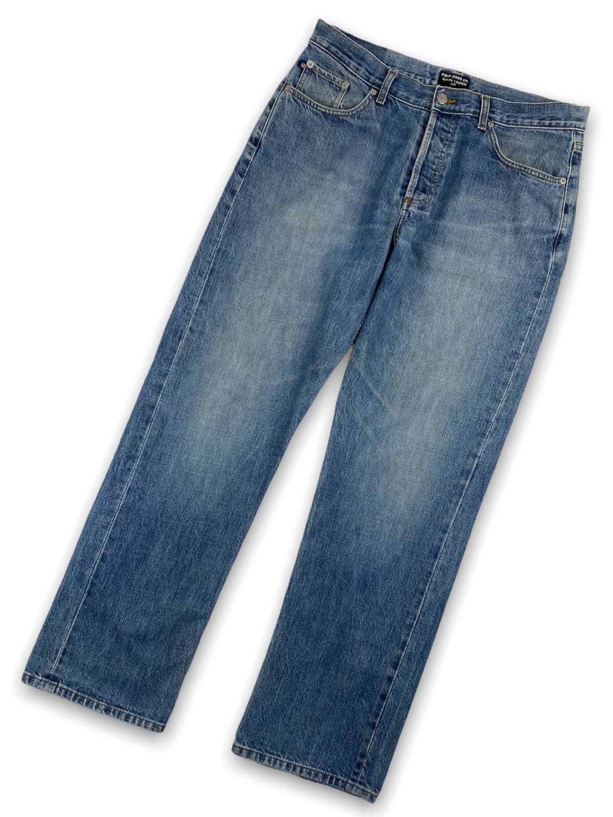 Polo Ralph Lauren Vintage Polo Ralph Lauren Denim Jeans Pants Size 34x32 Size US 34 / EU 50 - 10 Thumbnail