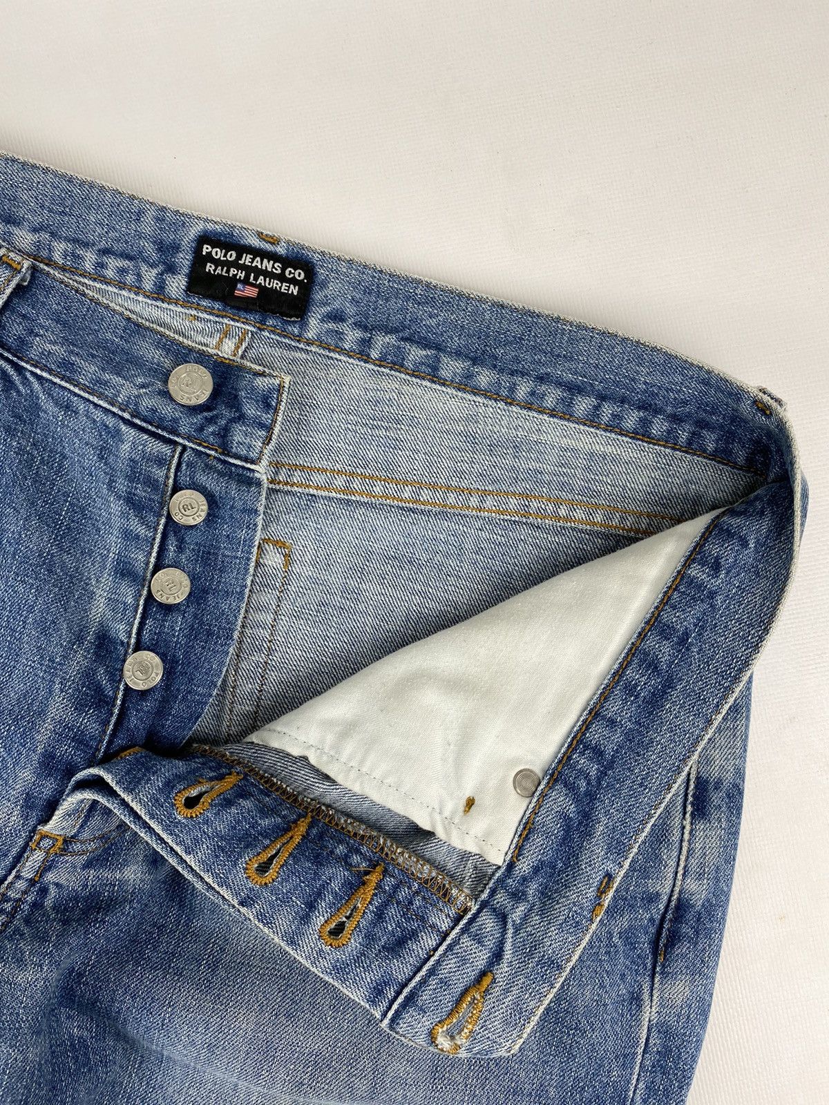 Polo Ralph Lauren Vintage Polo Ralph Lauren Denim Jeans Pants Size 34x32 Size US 34 / EU 50 - 11 Thumbnail