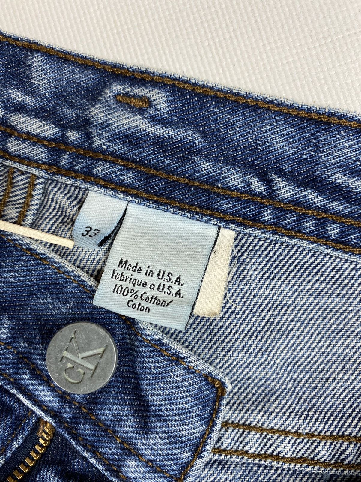 Calvin Klein Vintage Calvin Klein Jeans Denim Pants Made In USA Size US 33 - 18 Thumbnail
