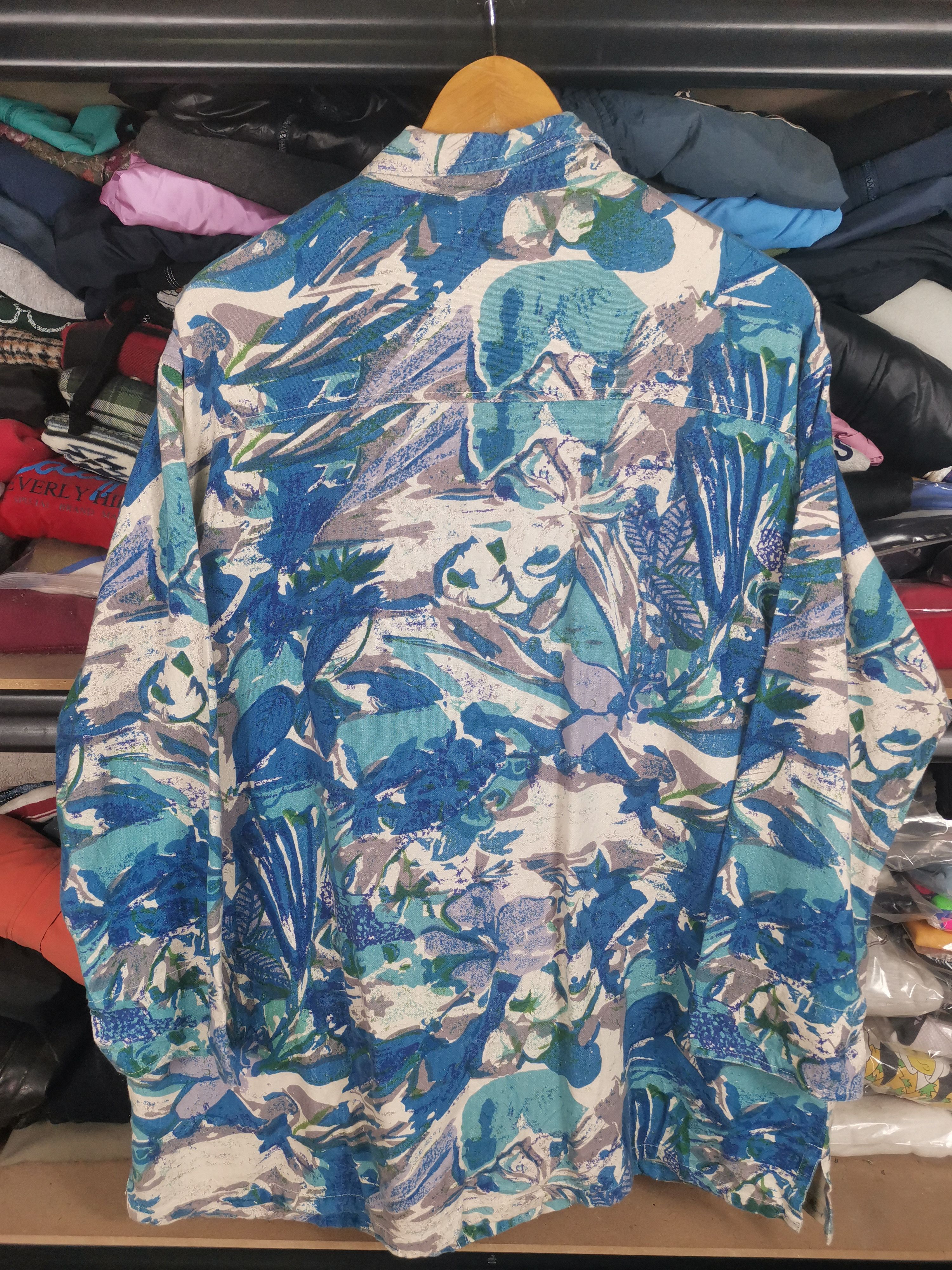 Japanese Brand Vintage Japanese Full Print Flannel Shirt Size US XL / EU 56 / 4 - 2 Thumbnail