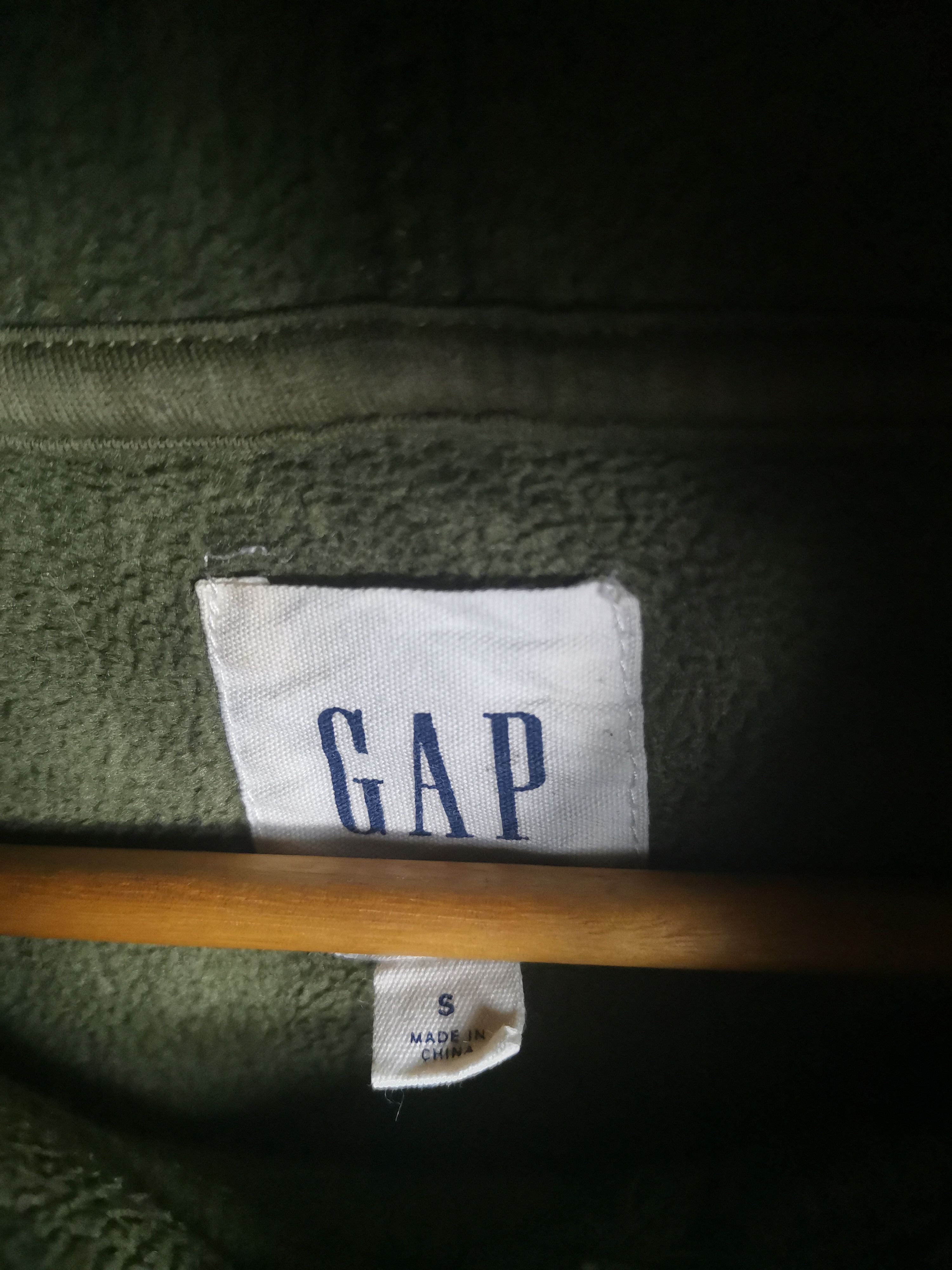 Gap Vintage Gap Fleece Pullover Hoodie Army Green Size US S / EU 44-46 / 1 - 3 Thumbnail