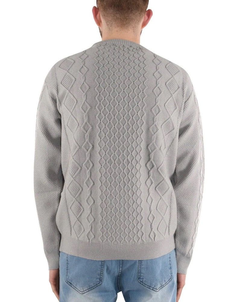 Vintage Cable Knit Sweater Grey Size US XS / EU 42 / 0 - 2 Thumbnail