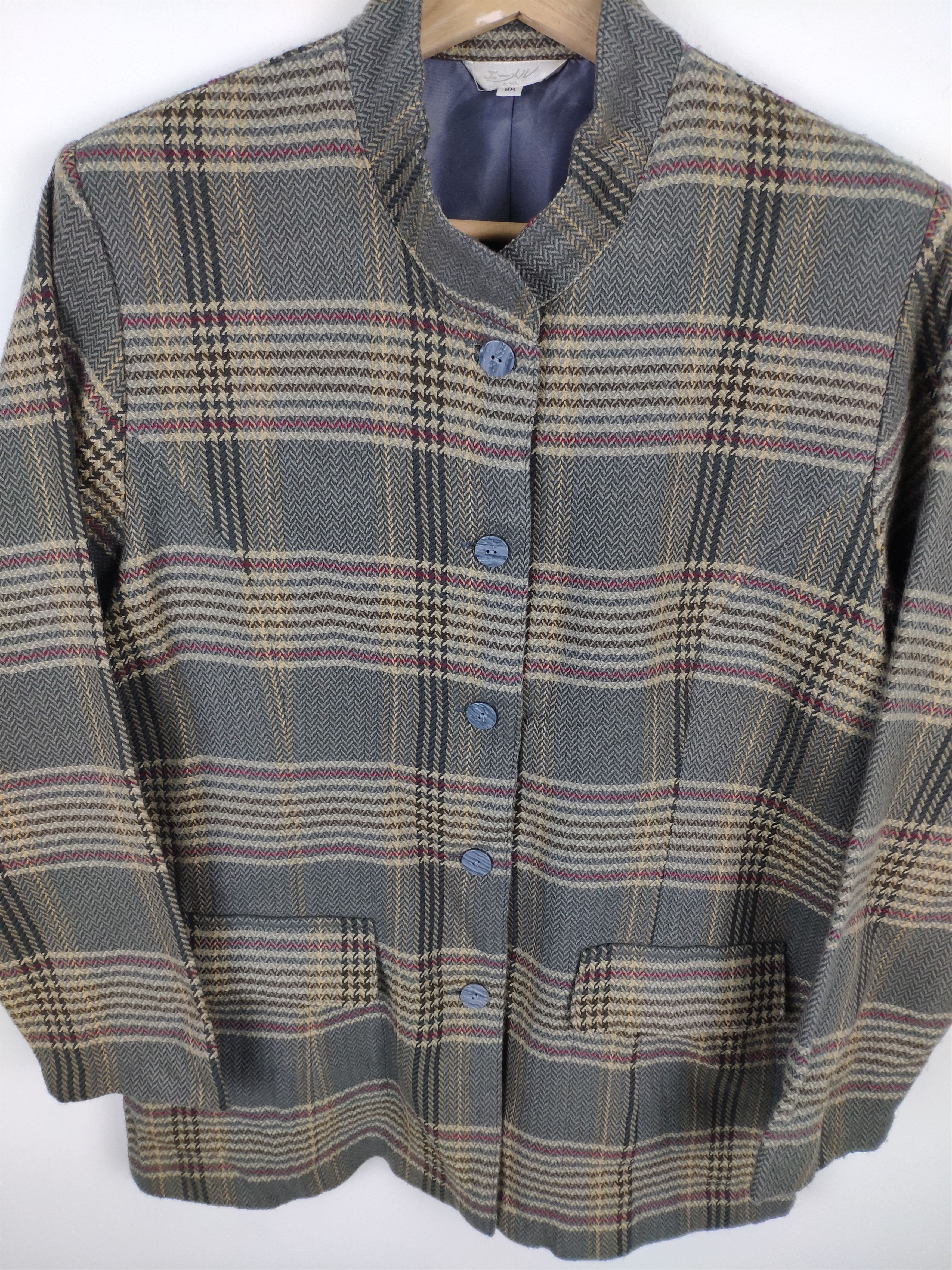 Japanese Brand × Vintage Steal 💥 Vintage Chore Jacket Checkered Button Up Size US M / EU 48-50 / 2 - 3 Thumbnail