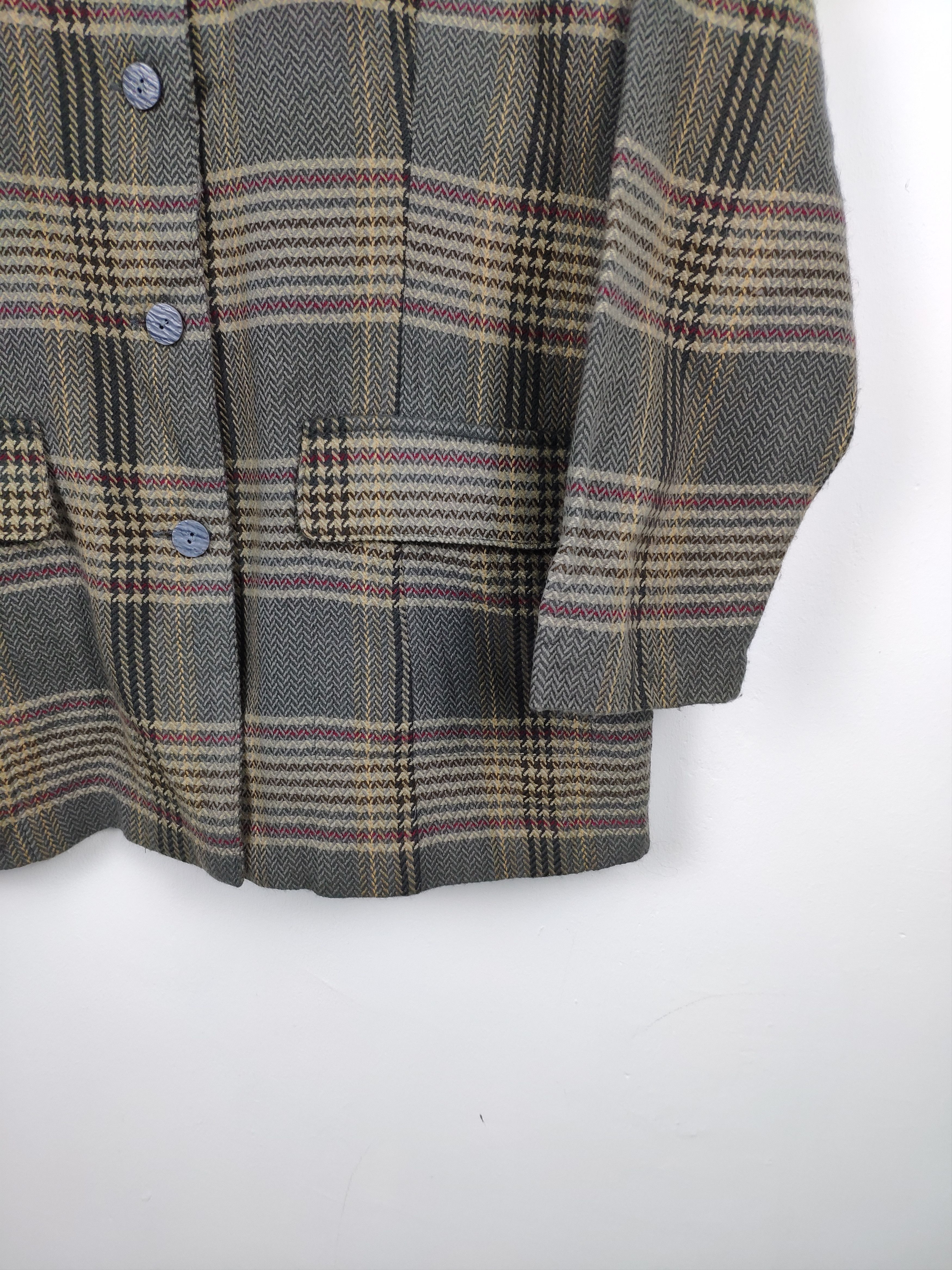 Japanese Brand × Vintage Steal 💥 Vintage Chore Jacket Checkered Button Up Size US M / EU 48-50 / 2 - 4 Thumbnail