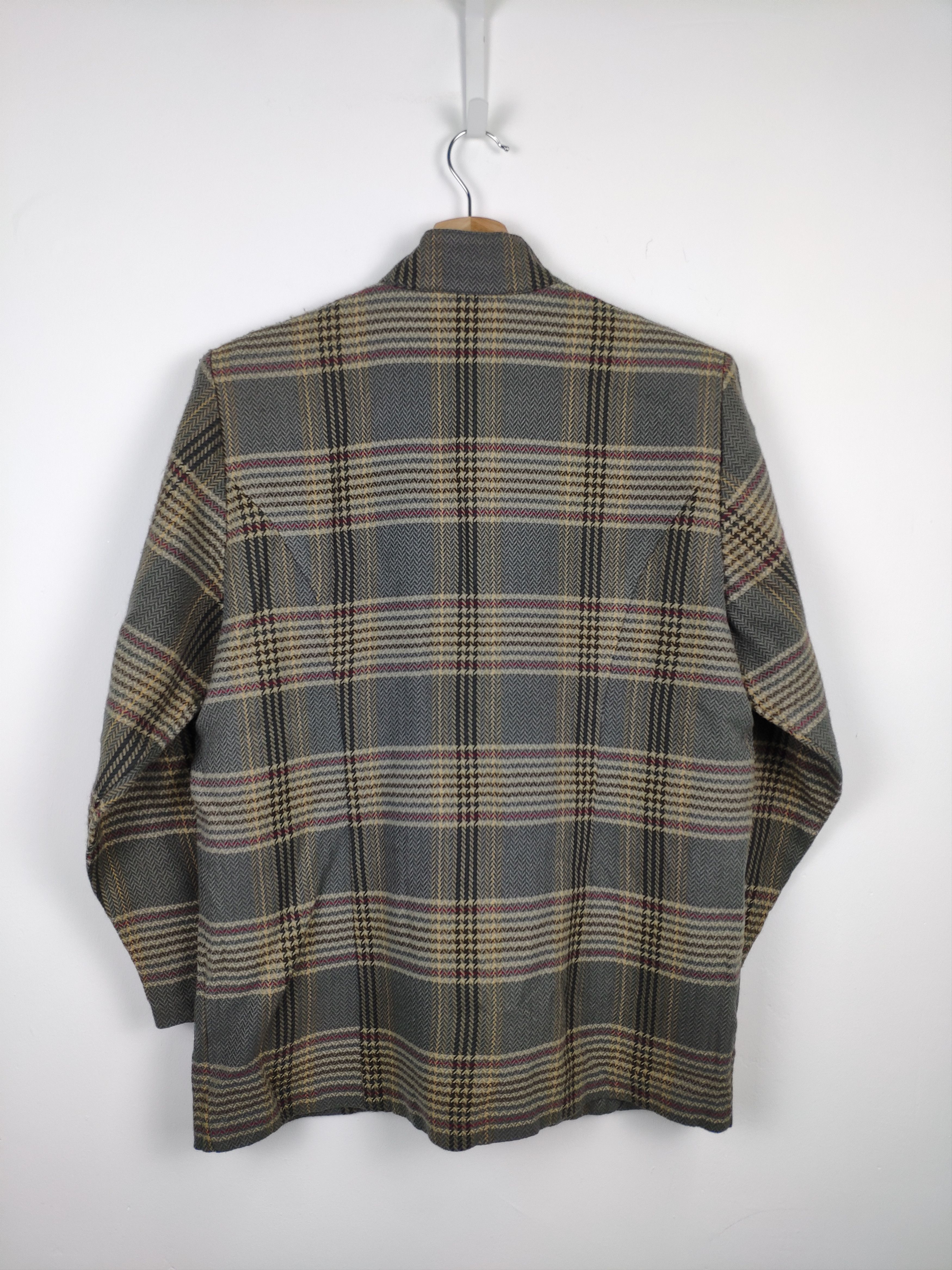 Japanese Brand × Vintage Steal 💥 Vintage Chore Jacket Checkered Button Up Size US M / EU 48-50 / 2 - 8 Thumbnail