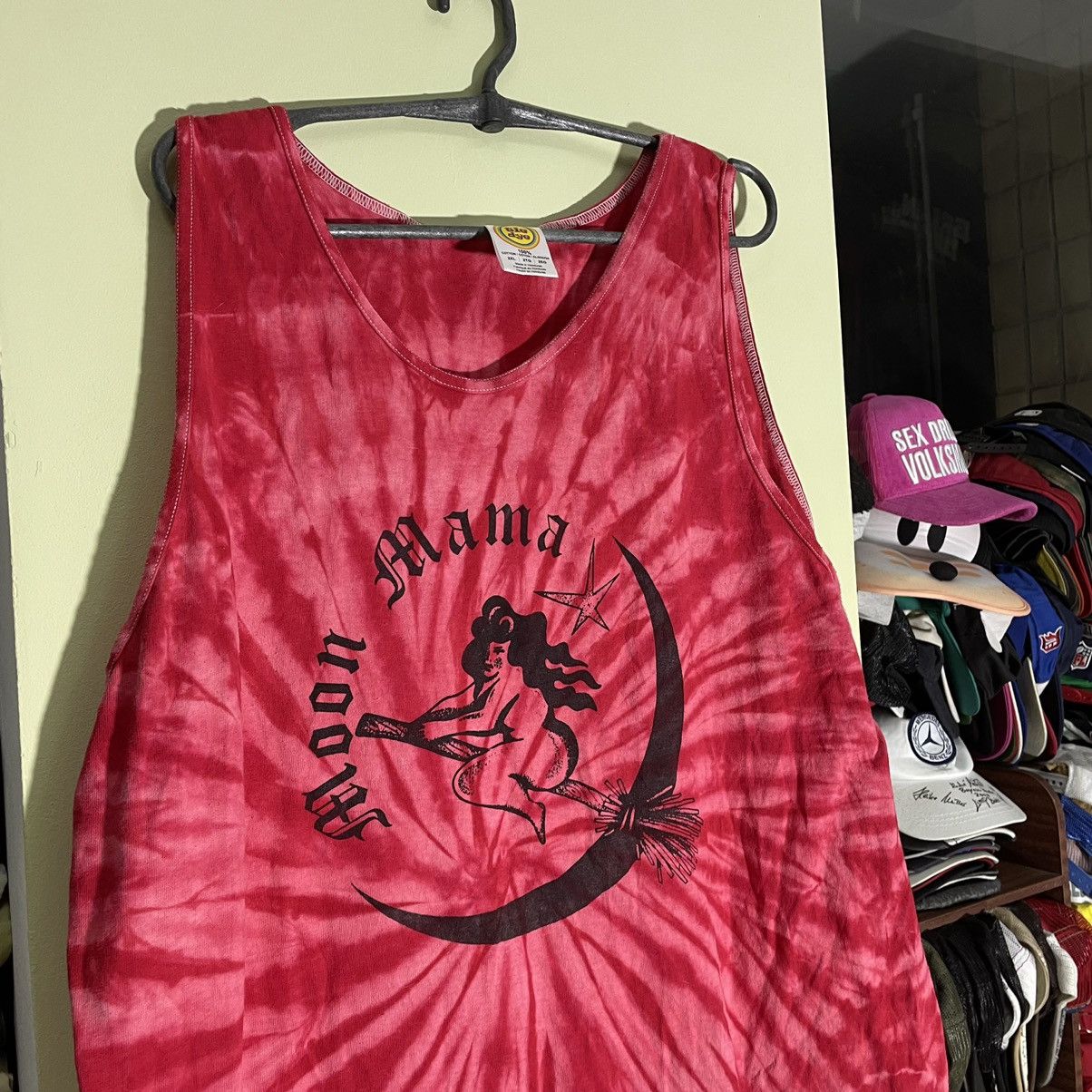 Vintage Vintage 90s Sun Faded Tie Dye Graphic Tank Top Rave Slim XXL Size US XXL / EU 58 / 5 - 4 Thumbnail