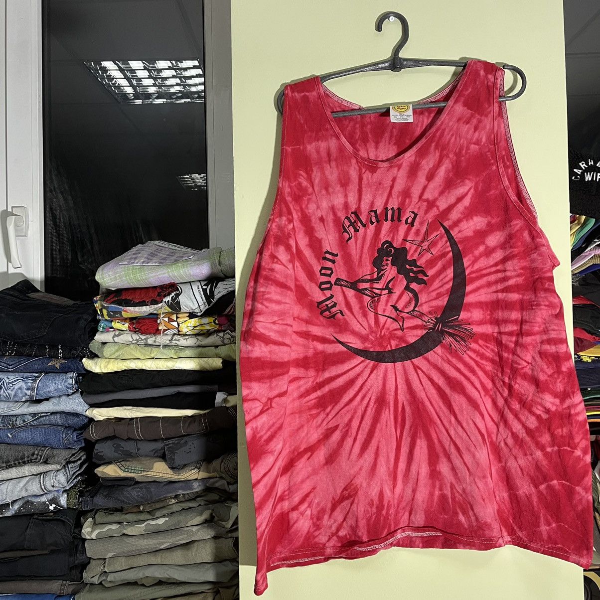 Vintage Vintage 90s Sun Faded Tie Dye Graphic Tank Top Rave Slim XXL Size US XXL / EU 58 / 5 - 3 Thumbnail
