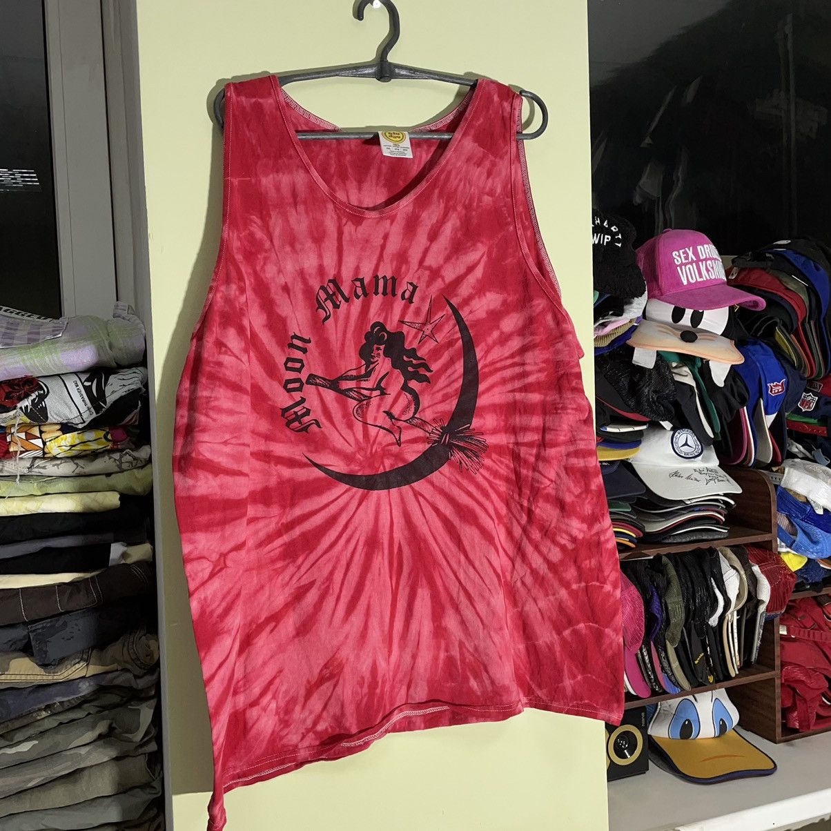 Vintage Vintage 90s Sun Faded Tie Dye Graphic Tank Top Rave Slim XXL Size US XXL / EU 58 / 5 - 2 Thumbnail