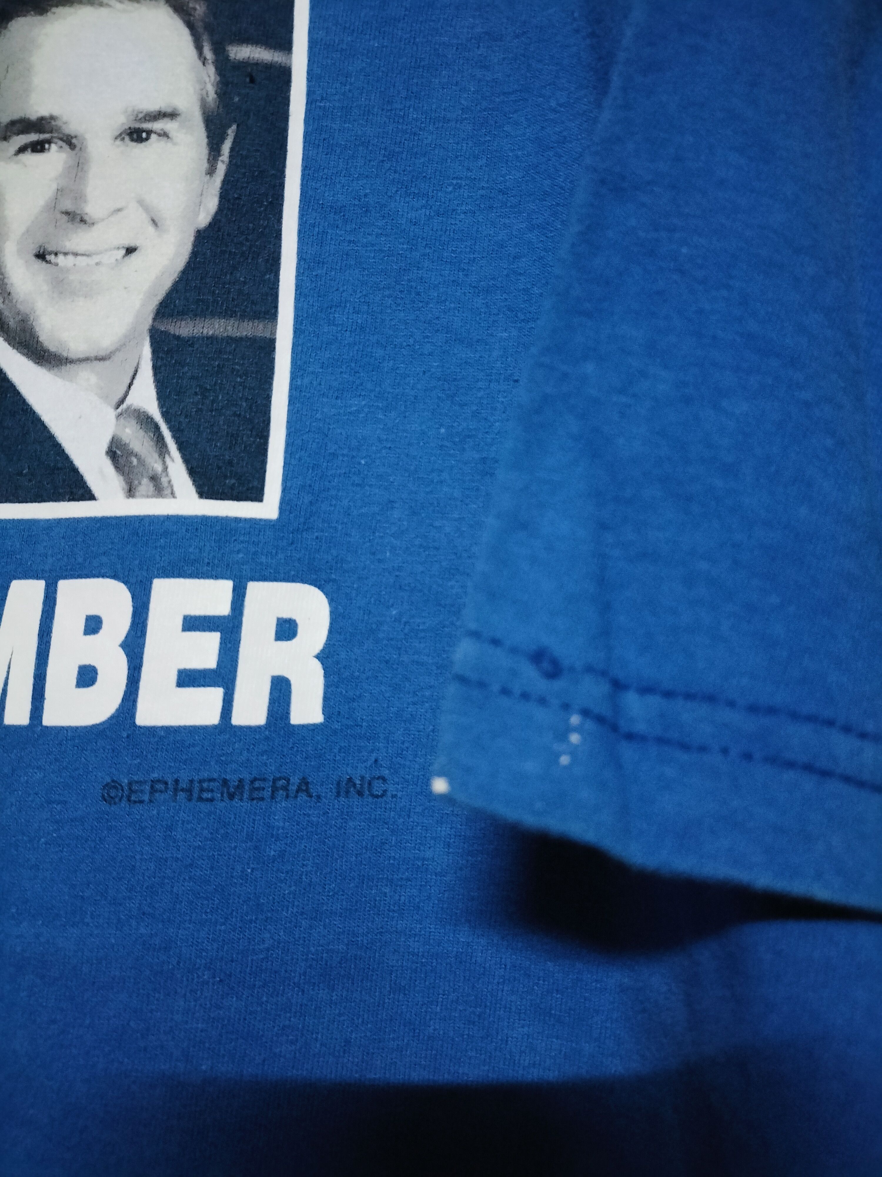 Vintage Y2K Dumb n Dumber sarcasm Politic George Bush W Size US XL / EU 56 / 4 - 6 Thumbnail