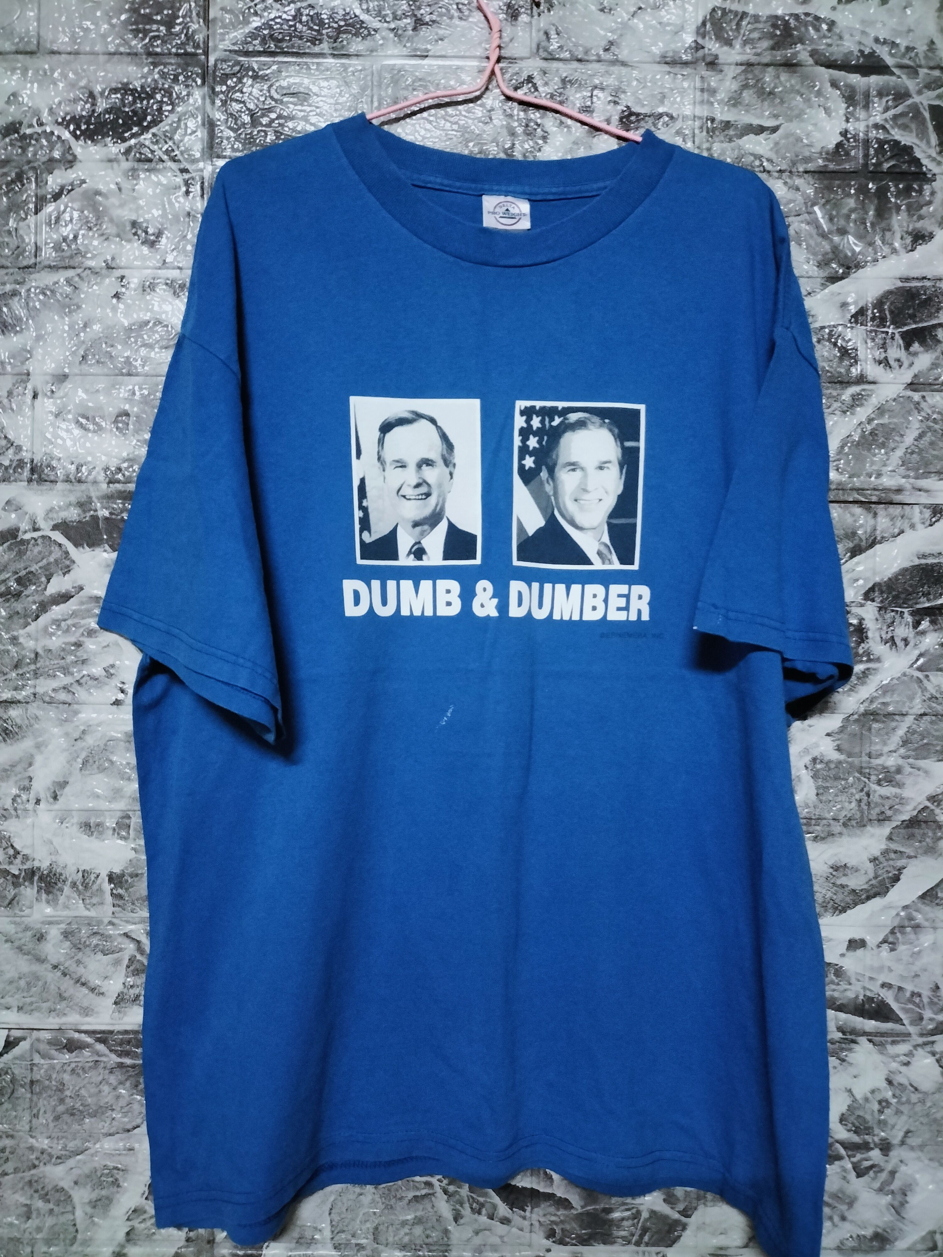 Vintage Y2K Dumb n Dumber sarcasm Politic George Bush W Size US XL / EU 56 / 4 - 2 Thumbnail