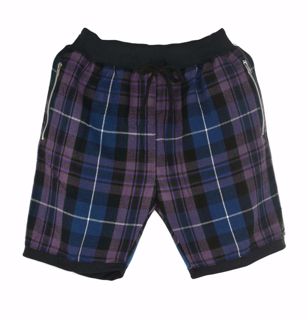 Vintage Plaid basketball shorts blue purple S Size US 28 / EU 44 - 1 Thumbnail