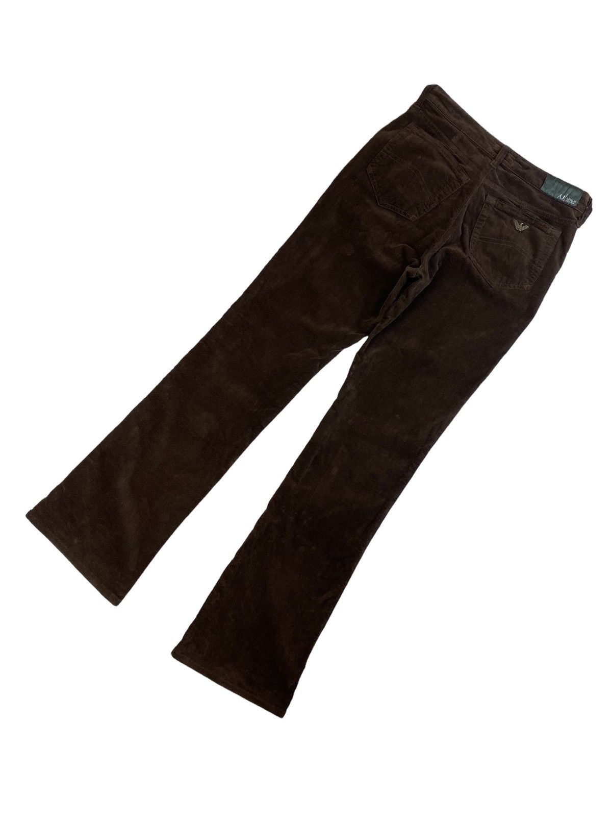 Emporio Armani × Vintage Women’s Pants Emporio Armani Jeans Velvet Size 27 Size 27" / US 4 / IT 40 - 1 Thumbnail