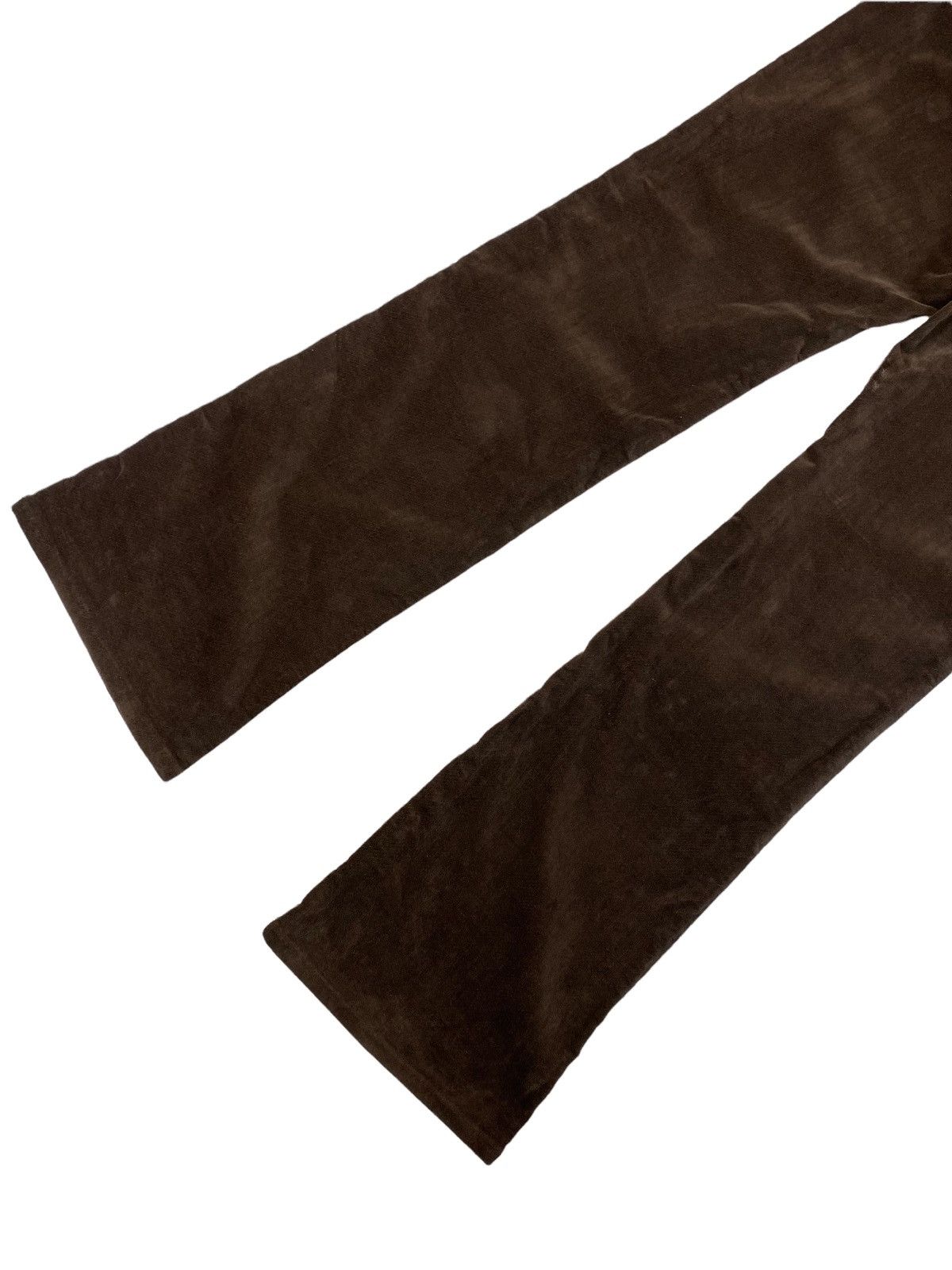 Emporio Armani × Vintage Women’s Pants Emporio Armani Jeans Velvet Size 27 Size 27" / US 4 / IT 40 - 3 Thumbnail