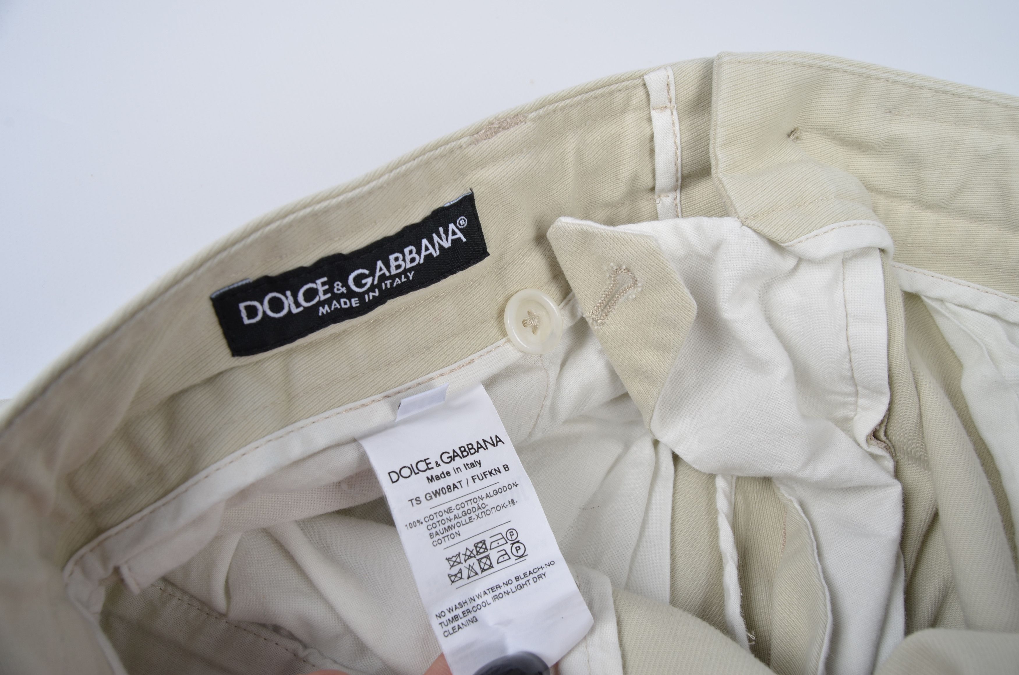 Dolce & Gabbana Dolce & Gabbana Cropped Trousers Pants Size US 30 / EU 46 - 8 Thumbnail