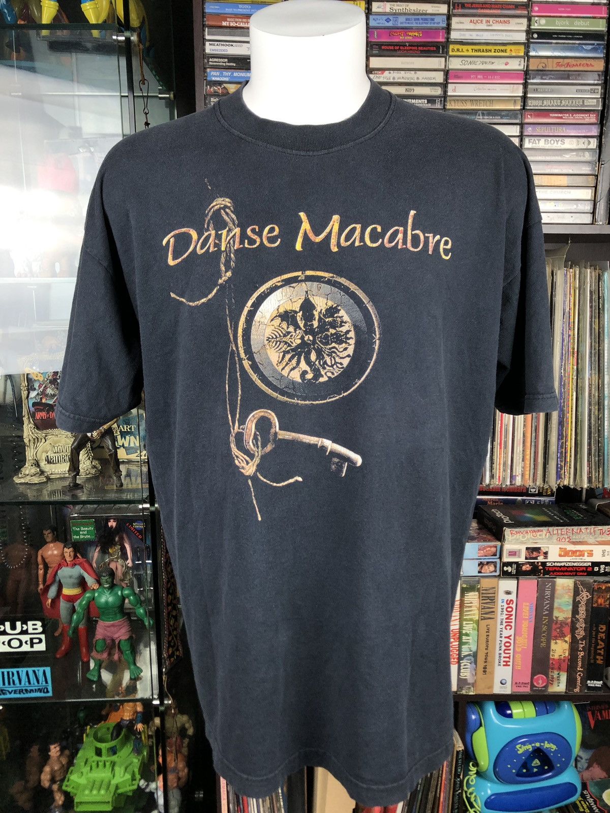 Band Tees Vintage 90s 1998 Danse Macabre - Totentanz Gothic Metal Size US XL / EU 56 / 4 - 5 Thumbnail