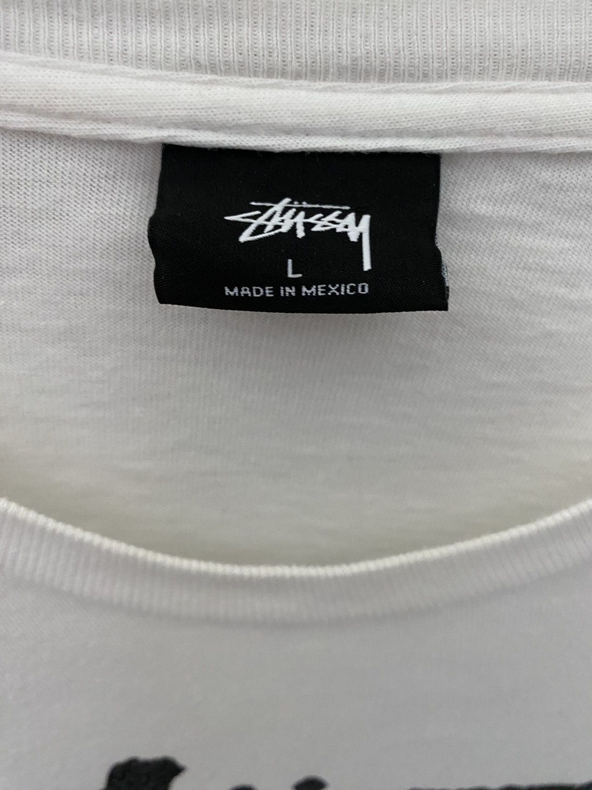 Stussy Stussy World Tour L/S T-Shirt White | Grailed
