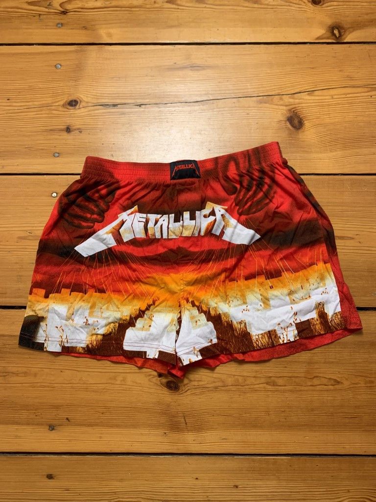 Metallica × Vintage Vintage Metallica Master Of Puppets Shorts Size US 34 / EU 50 - 1 Thumbnail