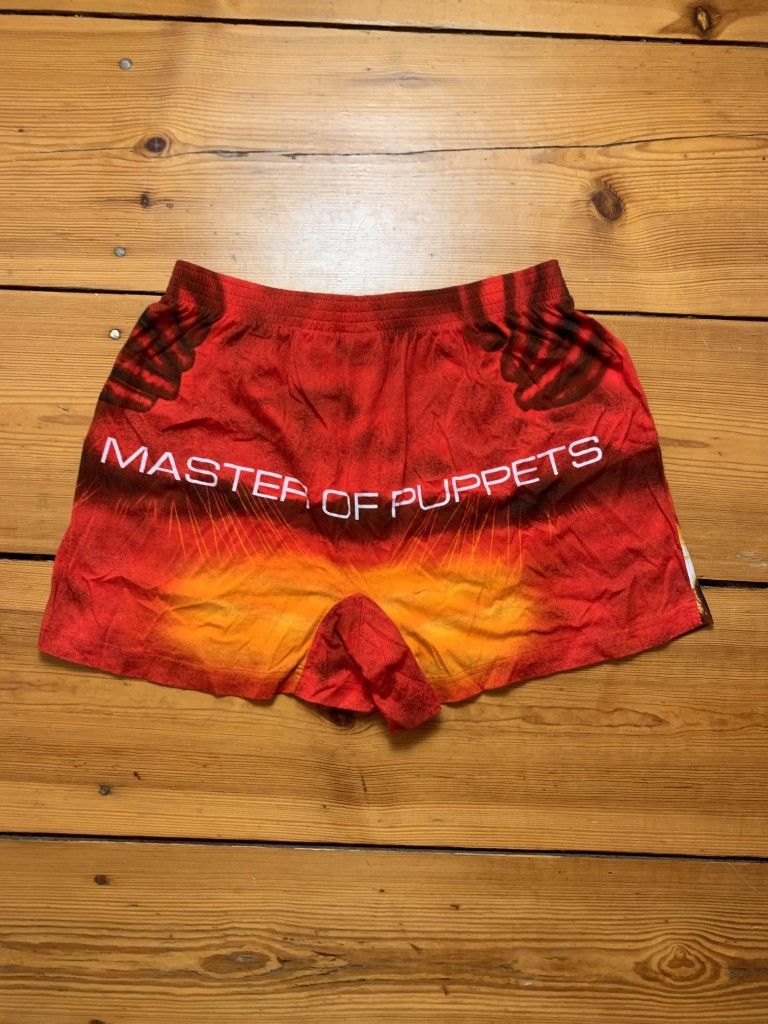 Metallica × Vintage Vintage Metallica Master Of Puppets Shorts Size US 34 / EU 50 - 2 Thumbnail