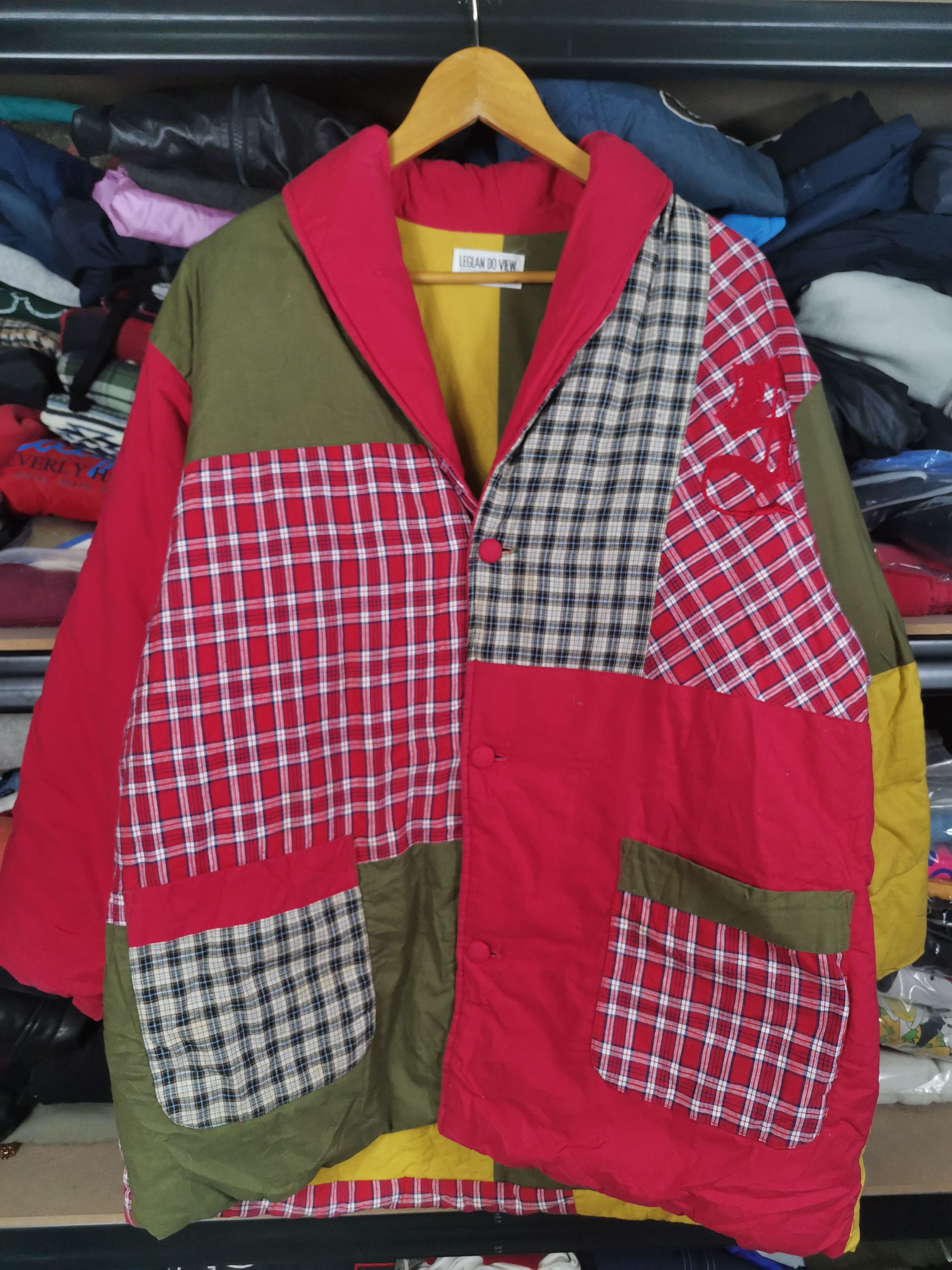 Japanese Brand Vintage Patchwork Jacket By Leglan Do View Size US L / EU 52-54 / 3 - 1 Thumbnail