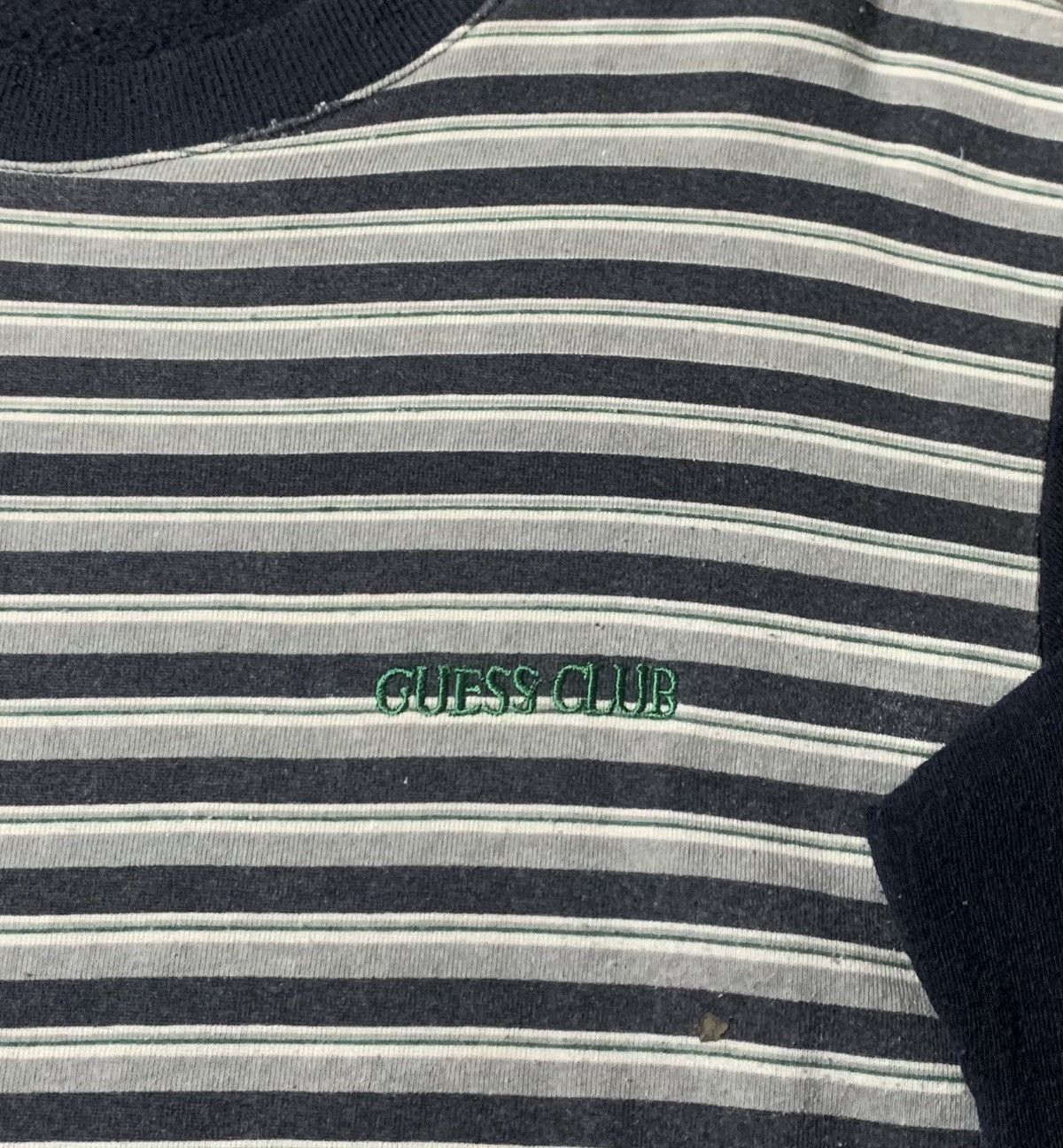 Guess Vintage Guess Club Stripes Long Sleeve Shirt Size US M / EU 48-50 / 2 - 2 Thumbnail