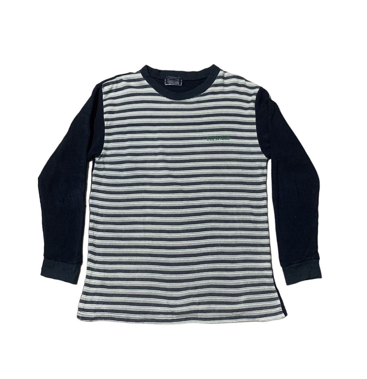 Guess Vintage Guess Club Stripes Long Sleeve Shirt Size US M / EU 48-50 / 2 - 1 Thumbnail