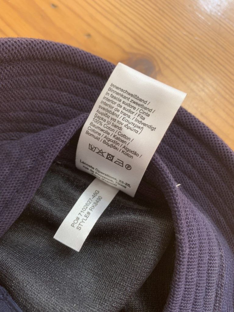 Lacoste × Vintage Vintage Lacoste Navy Bucket Hat Size ONE SIZE - 8 Thumbnail