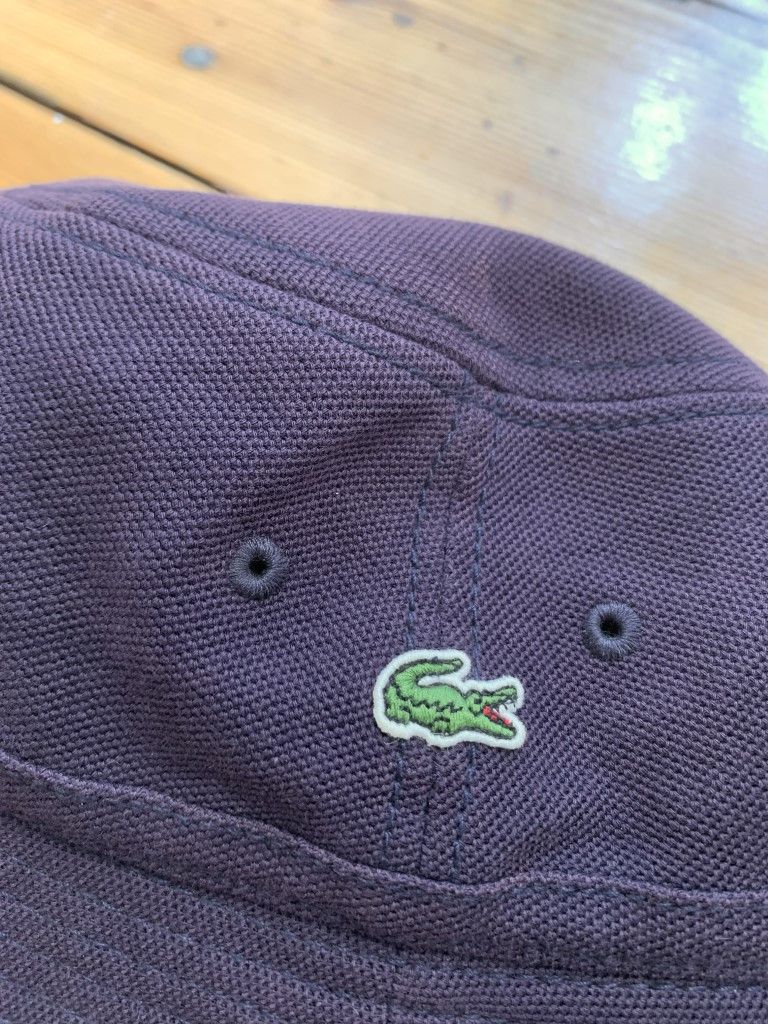 Lacoste × Vintage Vintage Lacoste Navy Bucket Hat Size ONE SIZE - 4 Thumbnail
