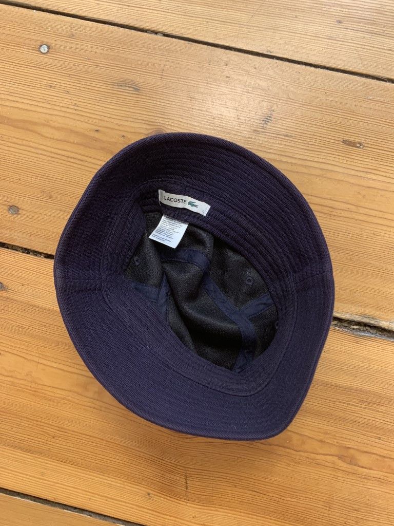 Lacoste × Vintage Vintage Lacoste Navy Bucket Hat Size ONE SIZE - 6 Thumbnail