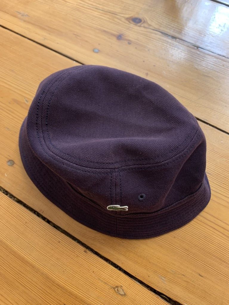 Lacoste × Vintage Vintage Lacoste Navy Bucket Hat Size ONE SIZE - 3 Thumbnail