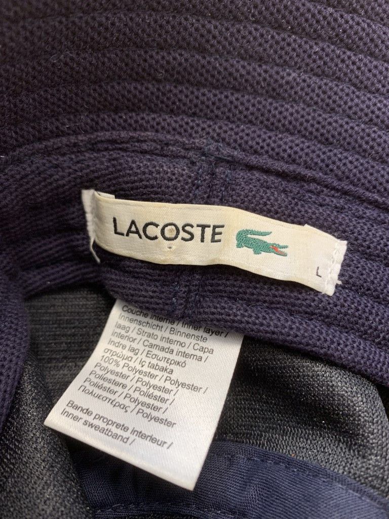 Lacoste × Vintage Vintage Lacoste Navy Bucket Hat Size ONE SIZE - 7 Thumbnail